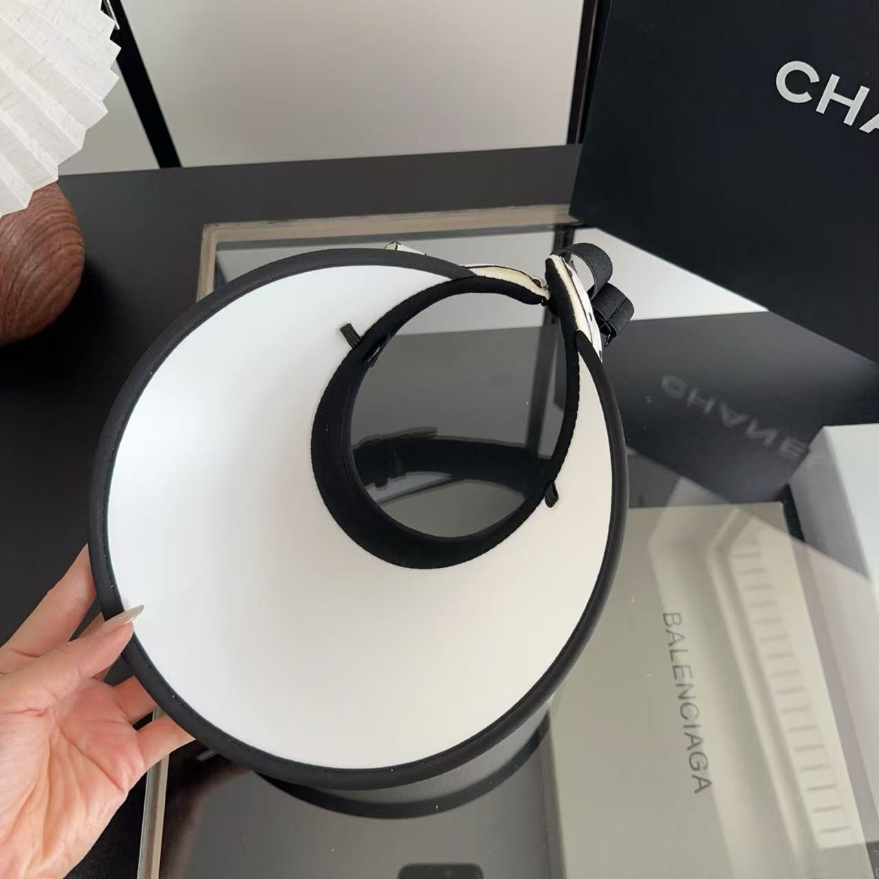 CHANE1 ポルカドット柄サンハット【50％割引+送料無料】