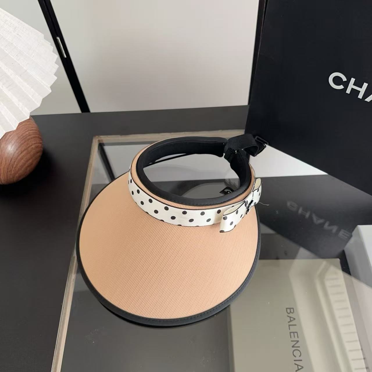 CHANE1 ポルカドット柄サンハット【50％割引+送料無料】