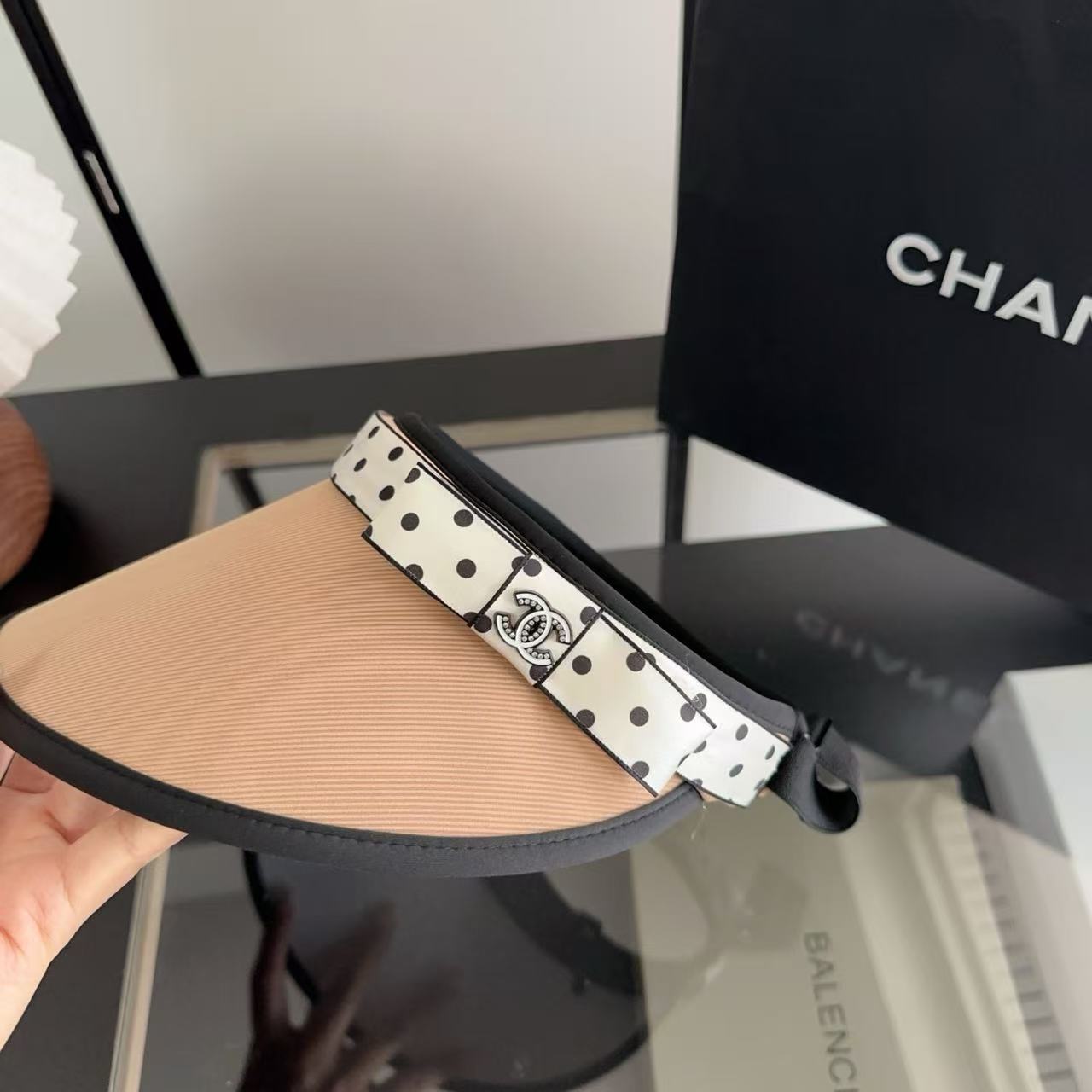 CHANE1 ポルカドット柄サンハット【50％割引+送料無料】
