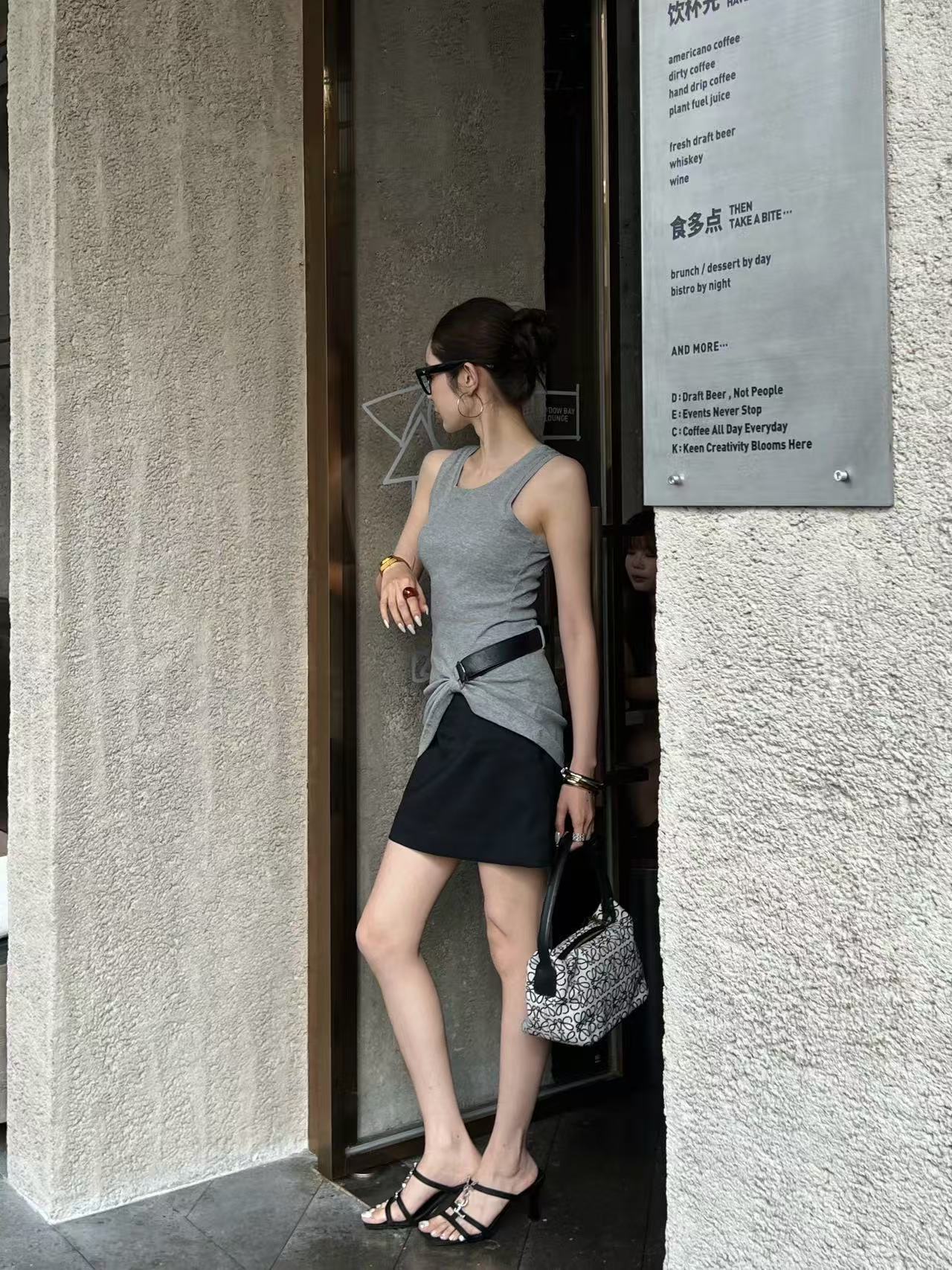 L0WEW シンプルベストロングTシャツ【50％割引+送料無料】