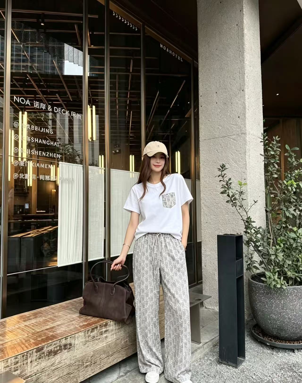 DIOR ポケットTシャツ＆トラウザーズ セットアップ【50％割引+送料無料】