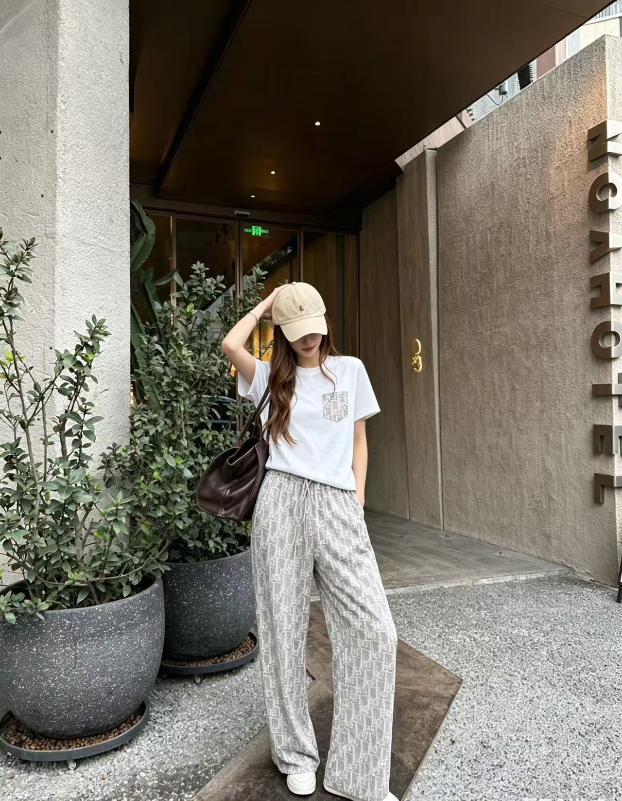 DIOR ポケットTシャツ＆トラウザーズ セットアップ【50％割引+送料無料】