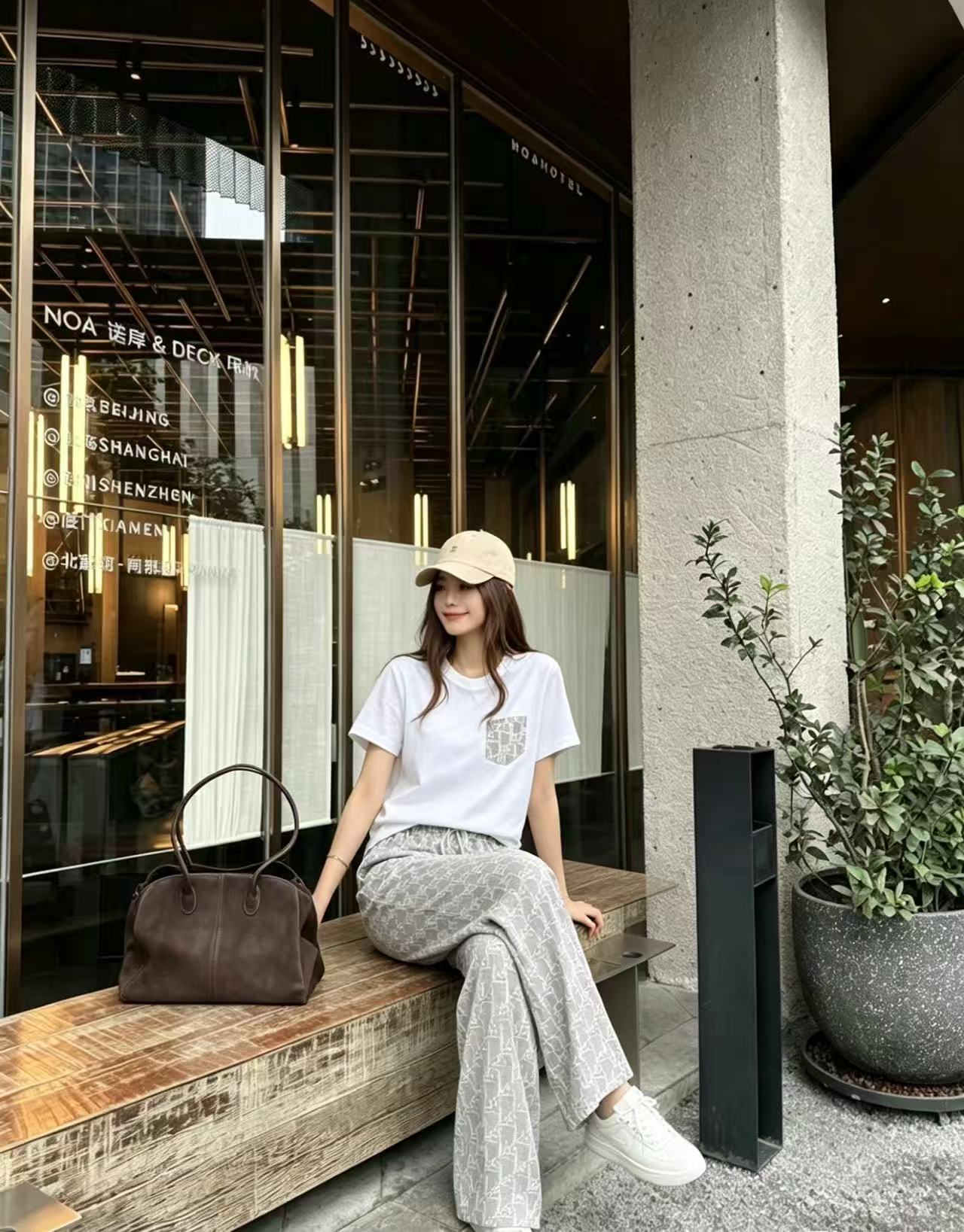 DIOR ポケットTシャツ＆トラウザーズ セットアップ【50％割引+送料無料】