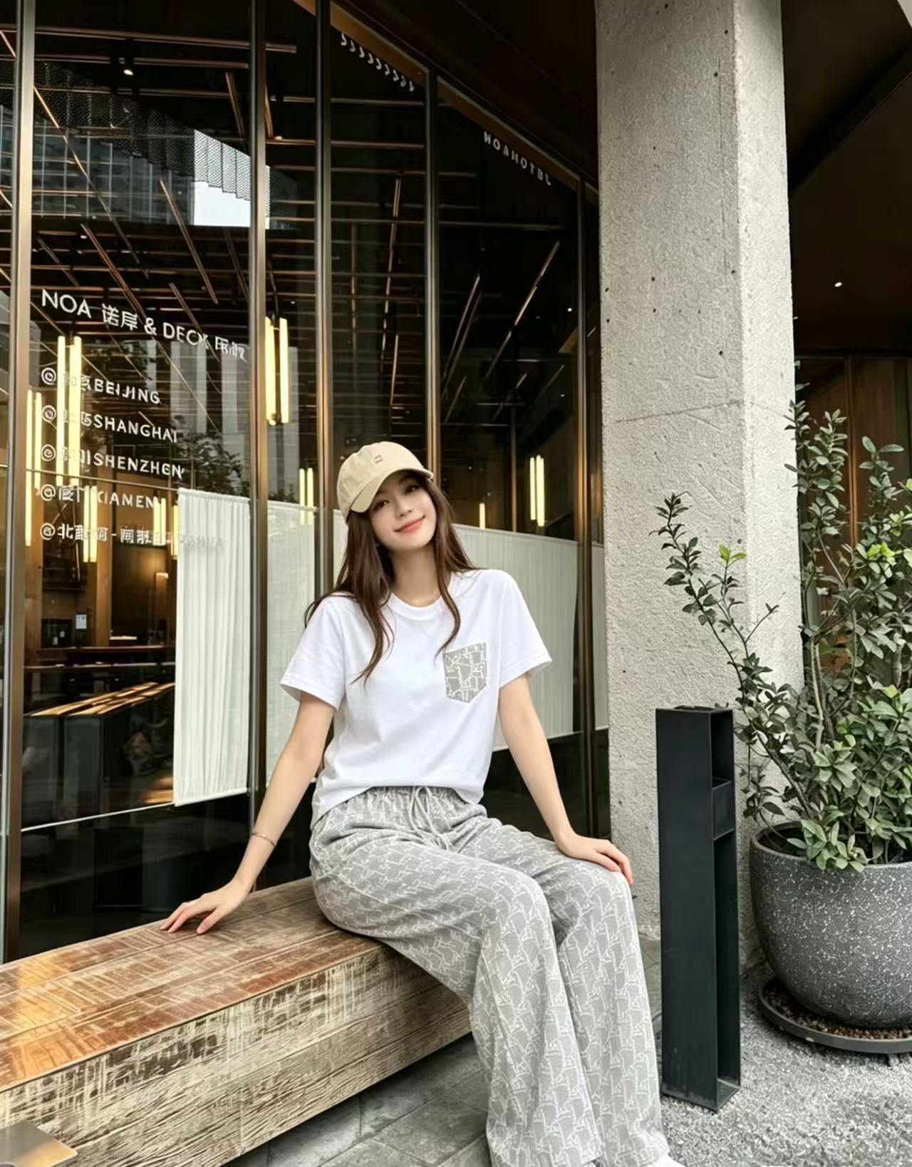DIOR ポケットTシャツ＆トラウザーズ セットアップ【50％割引+送料無料】