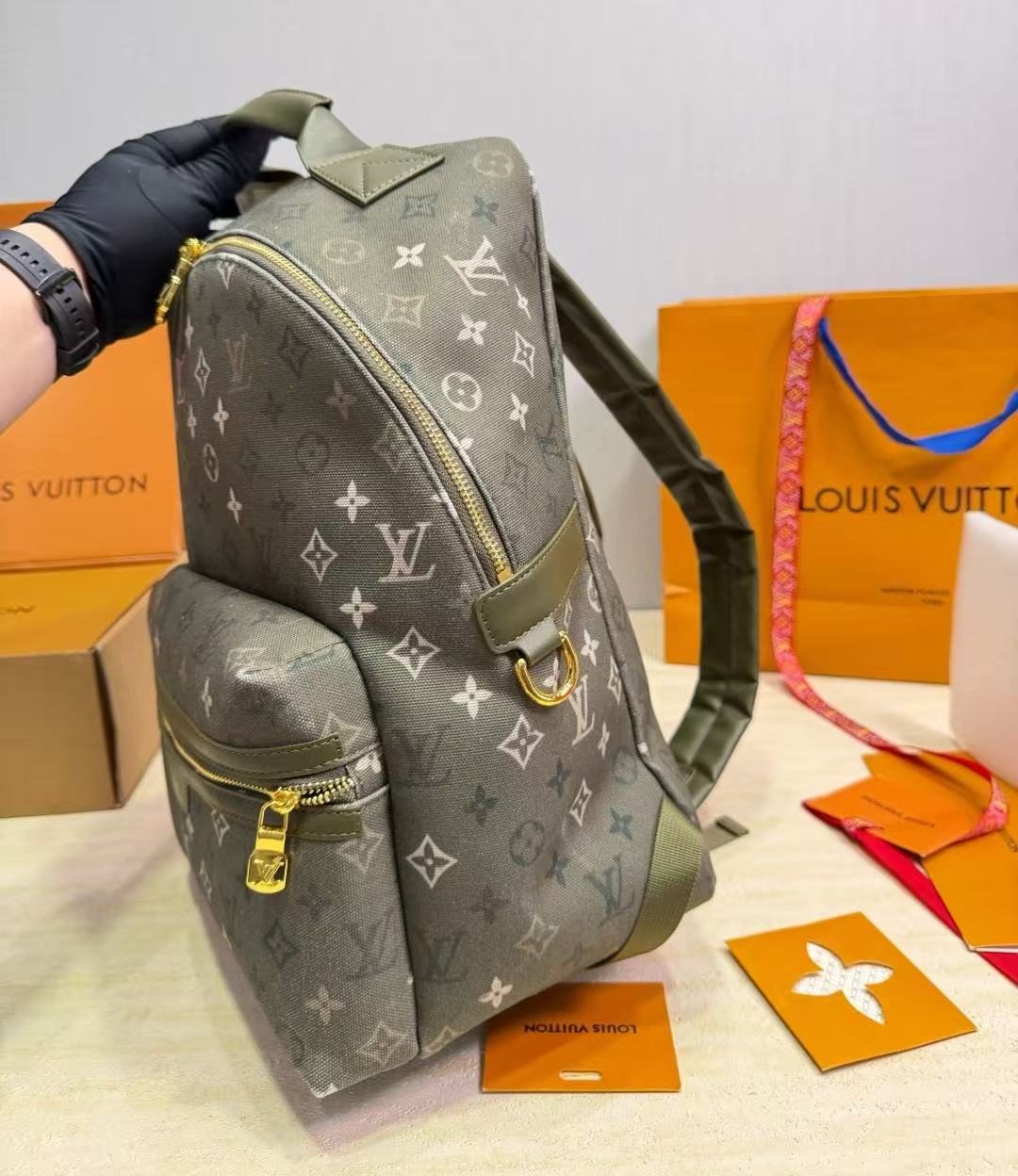 LV Discovery メンズ レザーバックパック【50％割引+送料無料】
