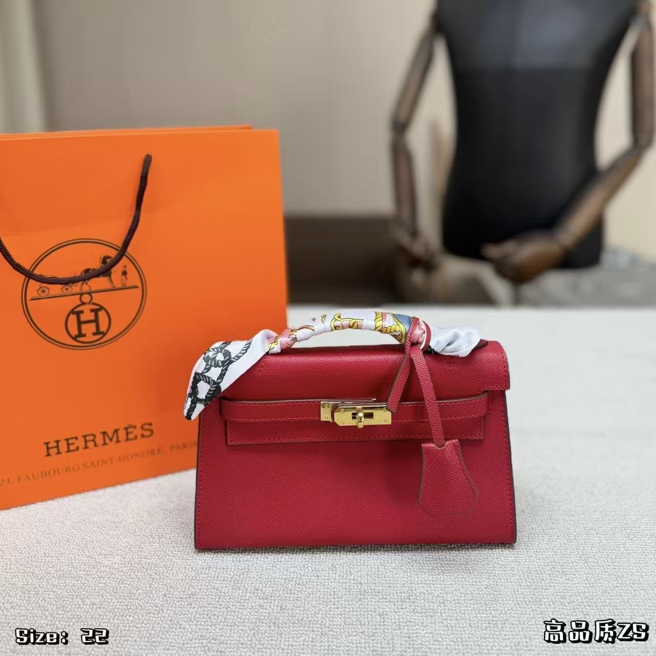 HERME5 Mini kellyチェーンバッグ【50％割引+送料無料】