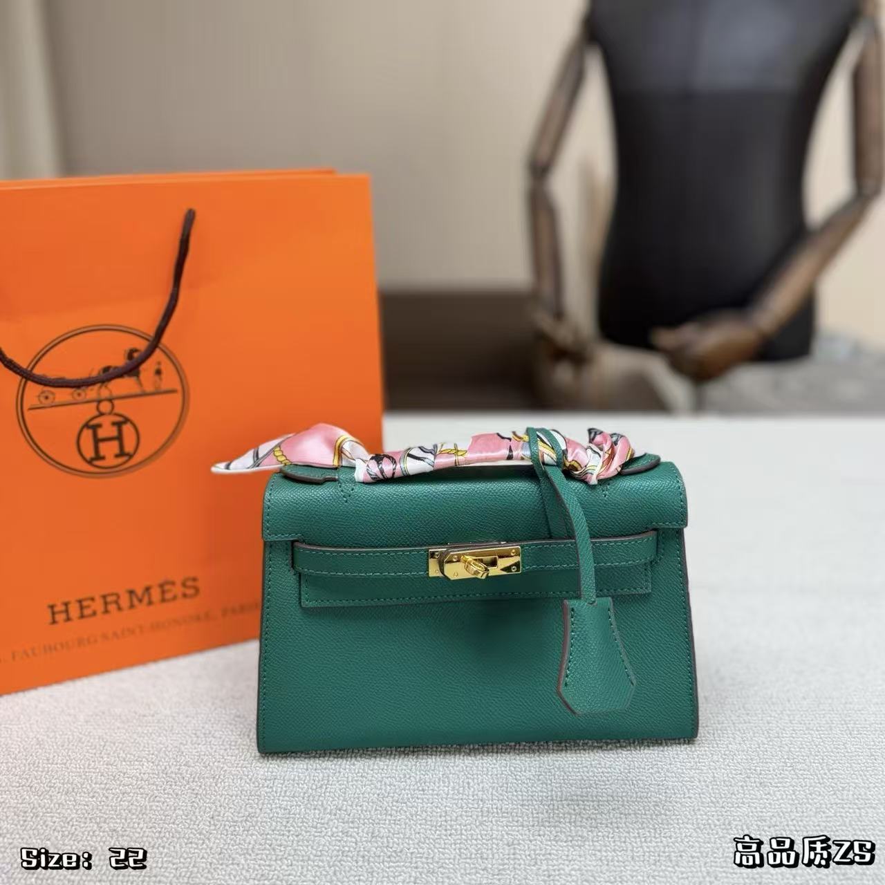HERME5 Mini kellyチェーンバッグ【50％割引+送料無料】