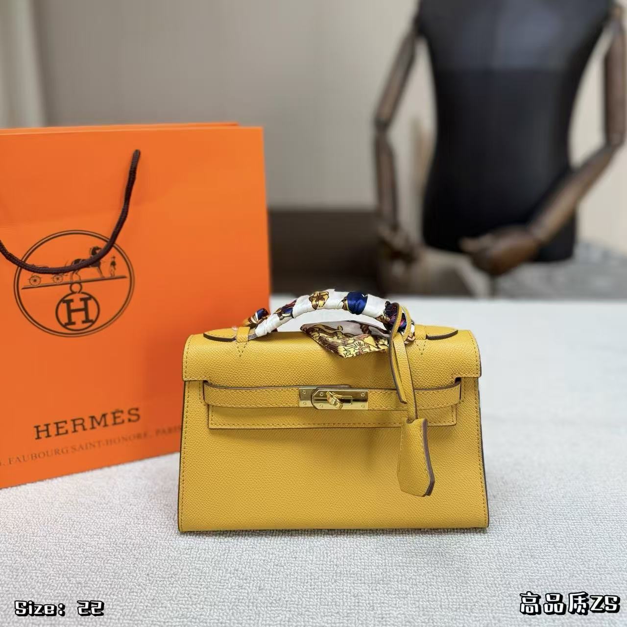 HERME5 Mini kellyチェーンバッグ【50％割引+送料無料】