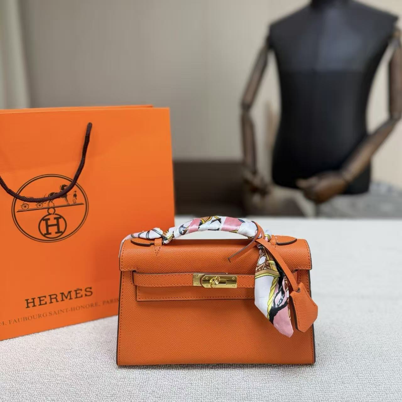 HERME5 Mini kellyチェーンバッグ【50％割引+送料無料】
