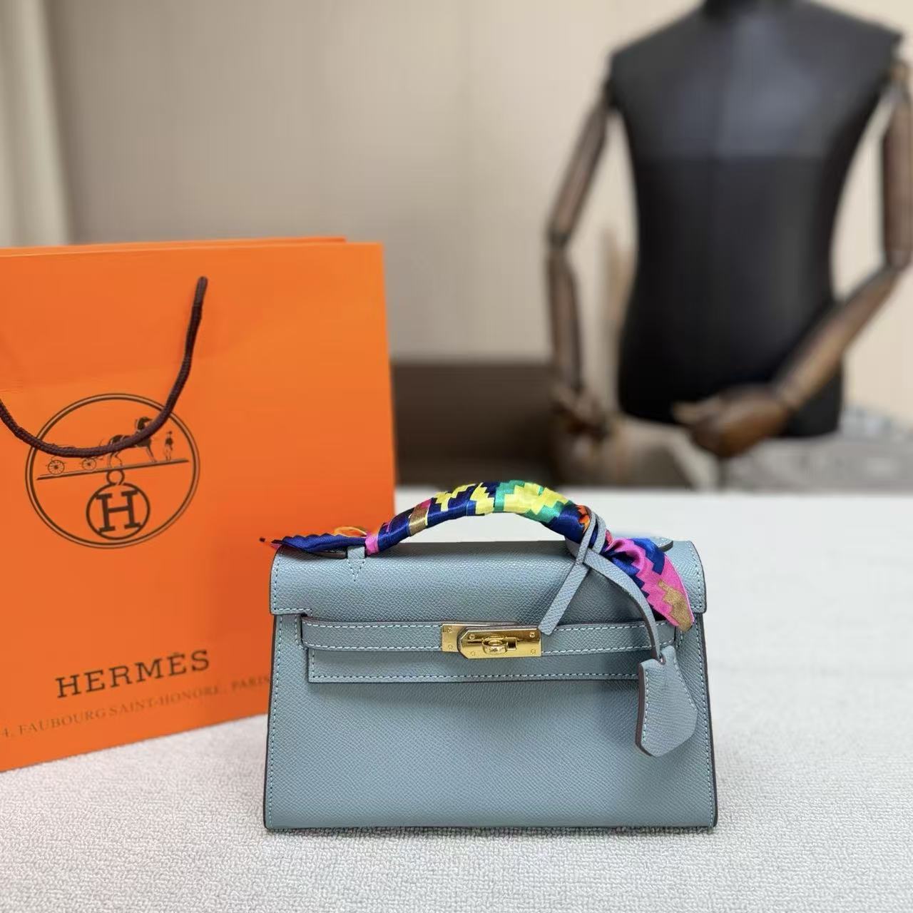 HERME5 Mini kellyチェーンバッグ【50％割引+送料無料】