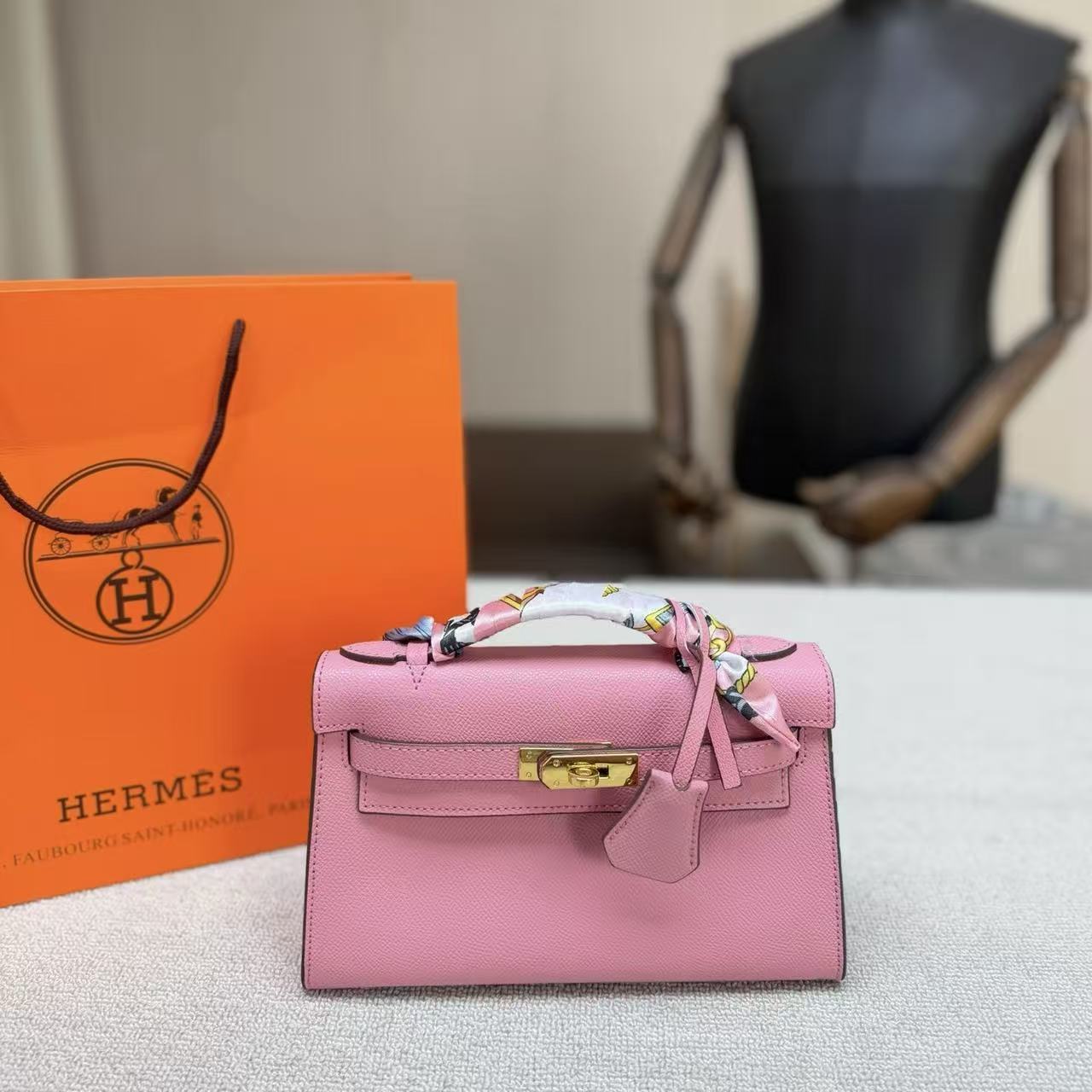 HERME5 Mini kellyチェーンバッグ【50％割引+送料無料】