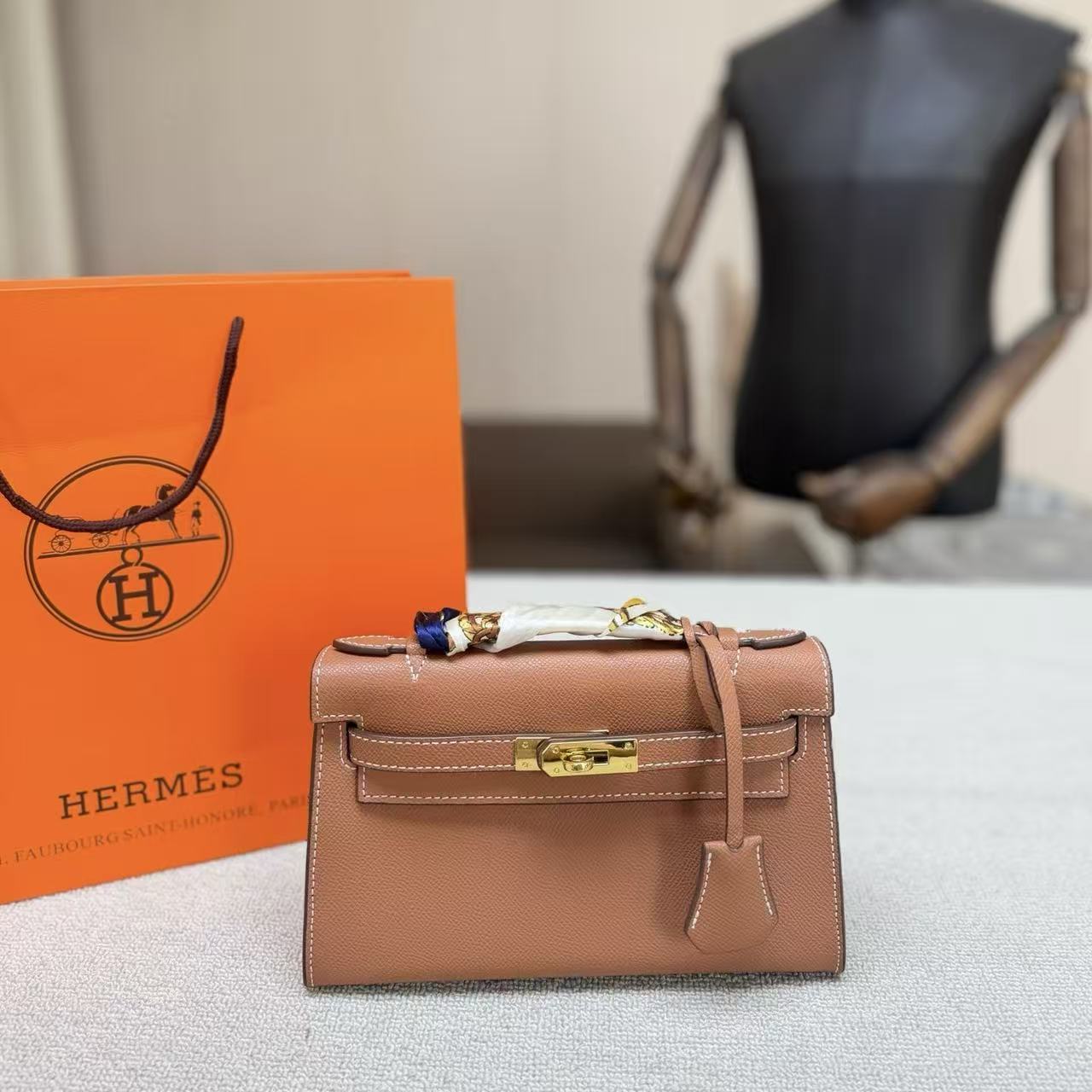 HERME5 Mini kellyチェーンバッグ【50％割引+送料無料】