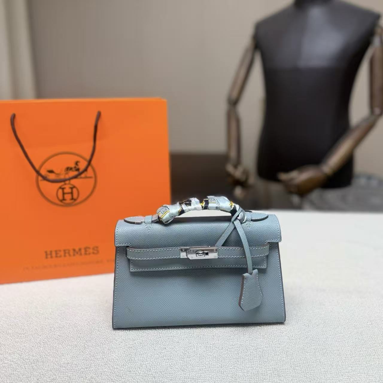 HERME5 Mini kellyチェーンバッグ【50％割引+送料無料】A