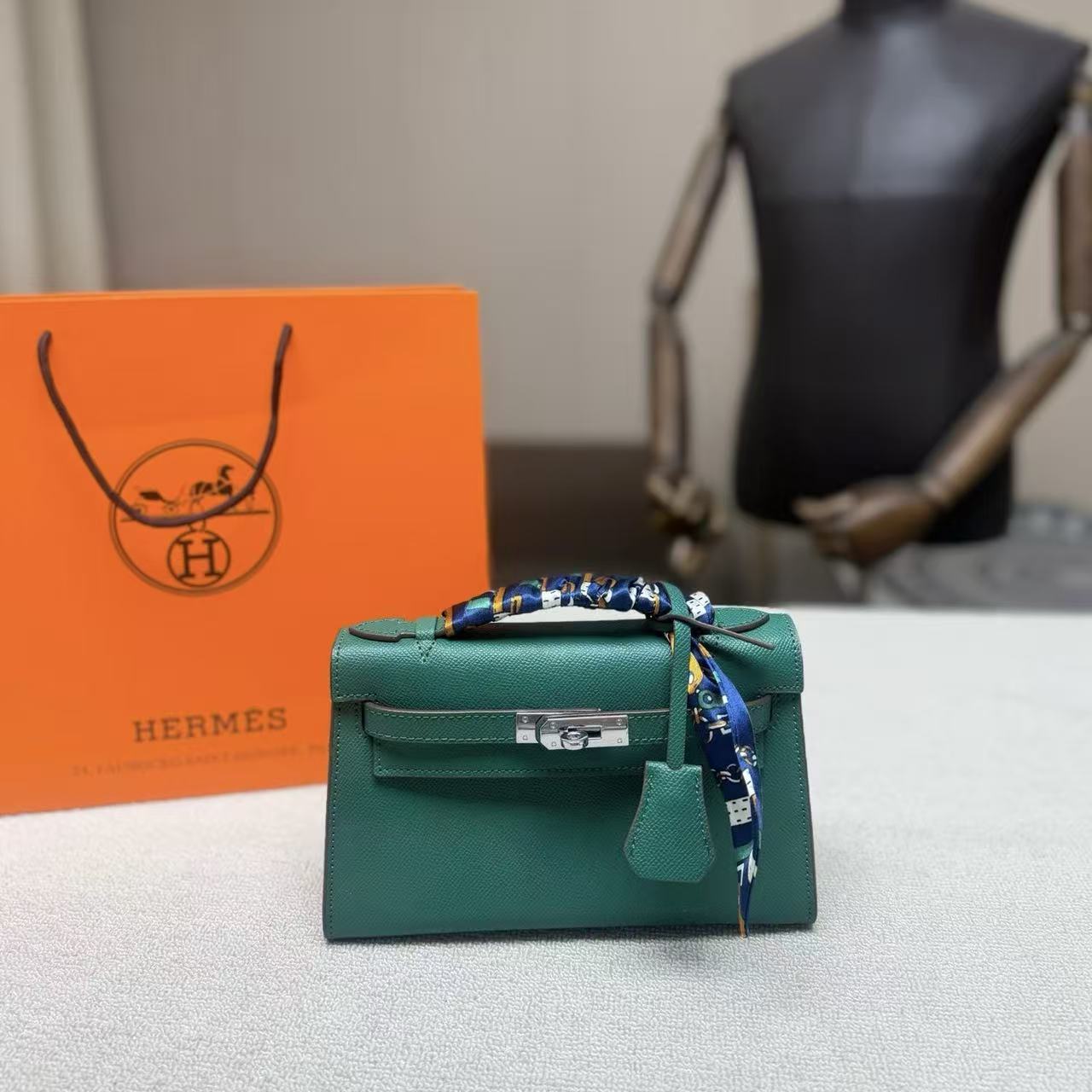 HERME5 Mini kellyチェーンバッグ【50％割引+送料無料】A