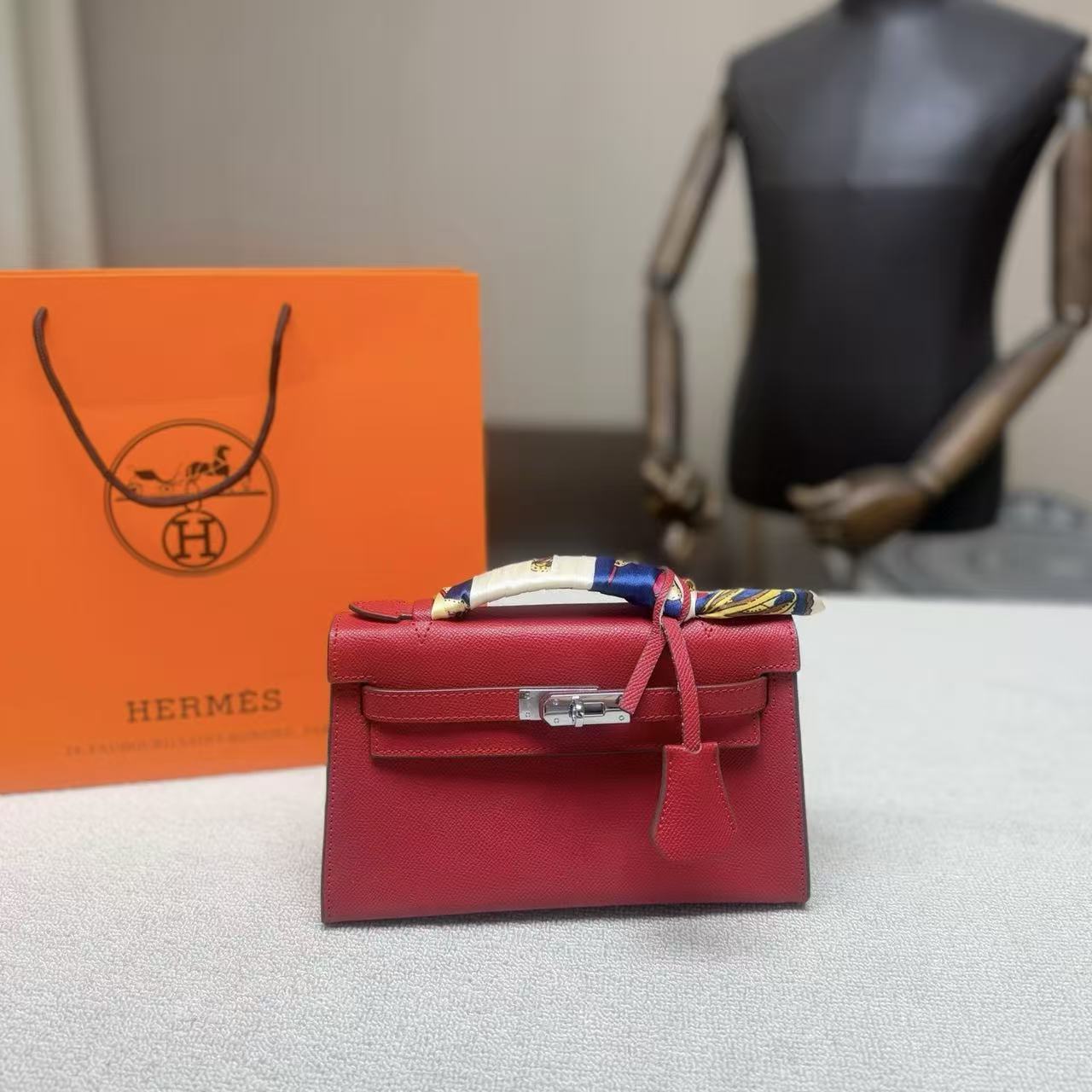 HERME5 Mini kellyチェーンバッグ【50％割引+送料無料】A