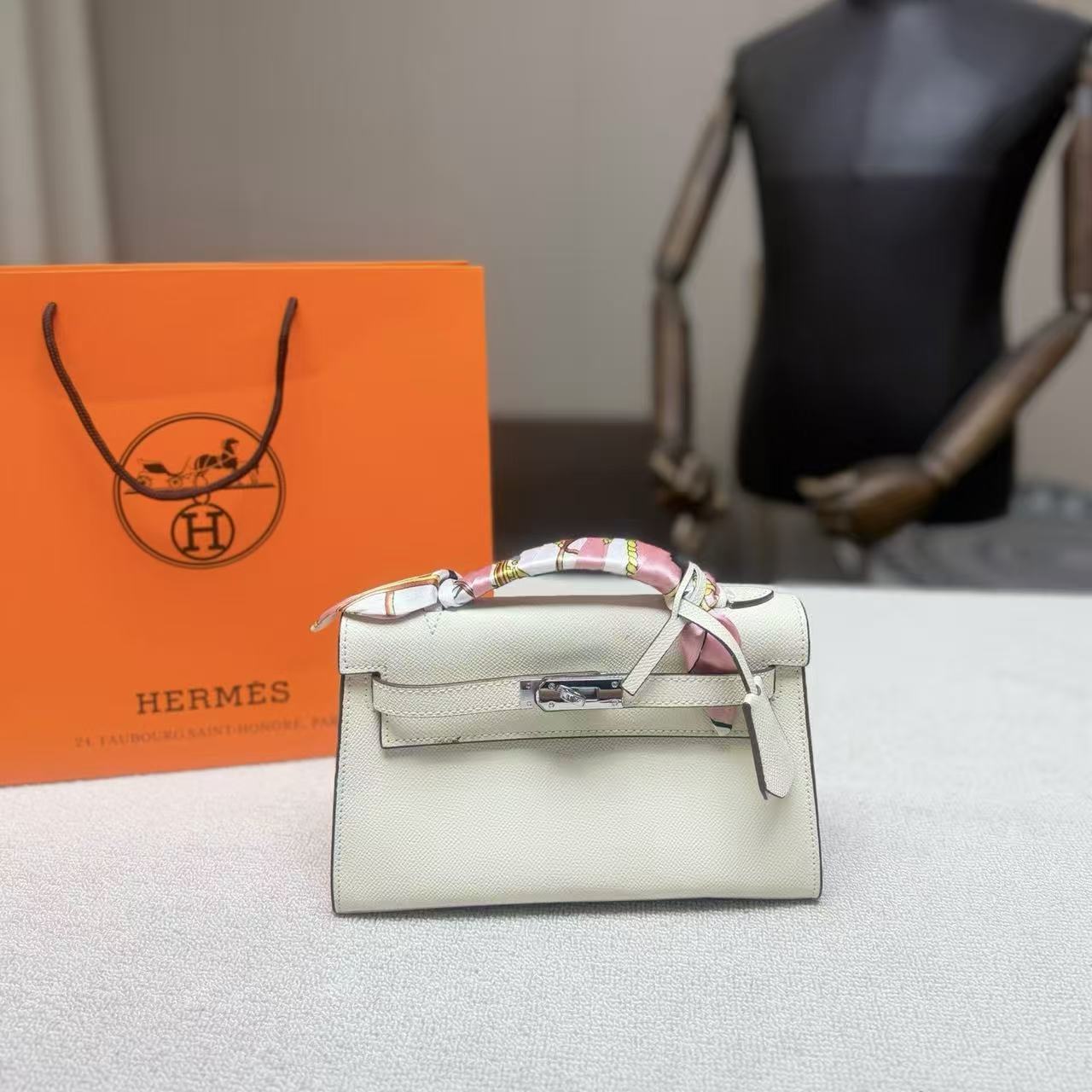 HERME5 Mini kellyチェーンバッグ【50％割引+送料無料】A