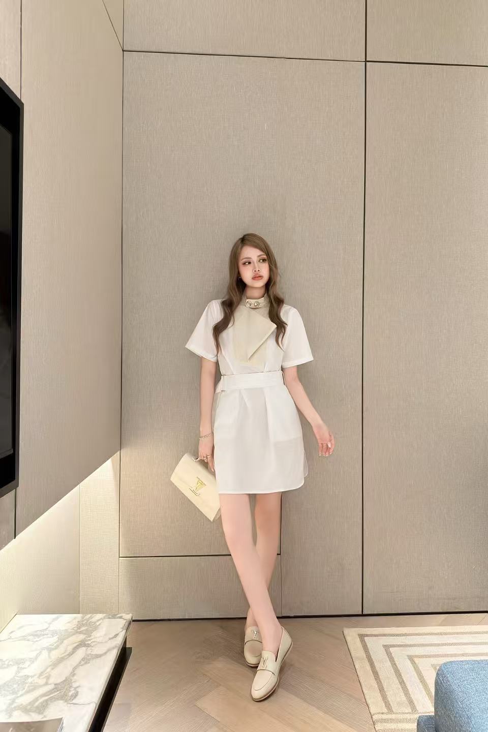 LV ミニマリスト カラーブロック ドレス【50％割引+送料無料】