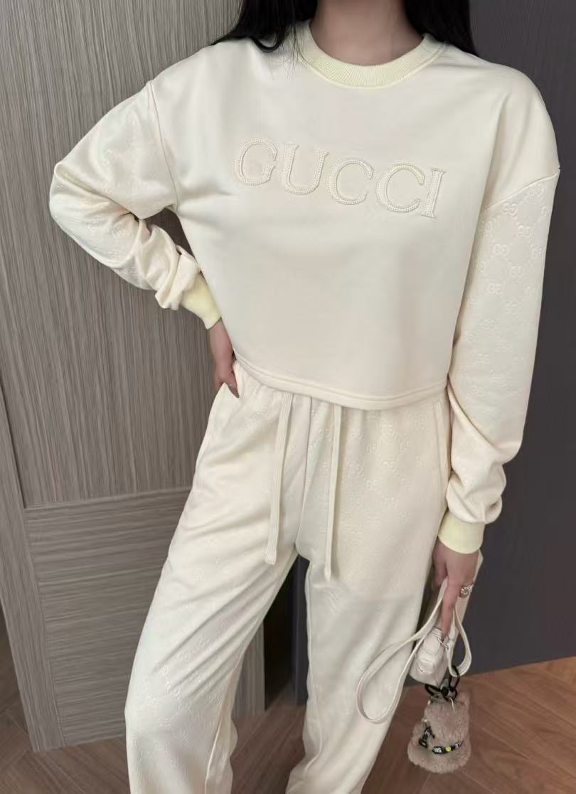 GUCC1 長袖トップス＆パンツ セットアップ【50％割引+送料無料】