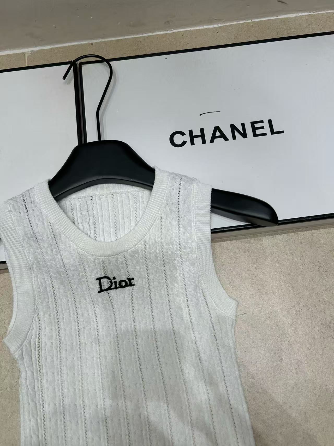 Dior ウールレターベスト【50％割引+送料無料】
