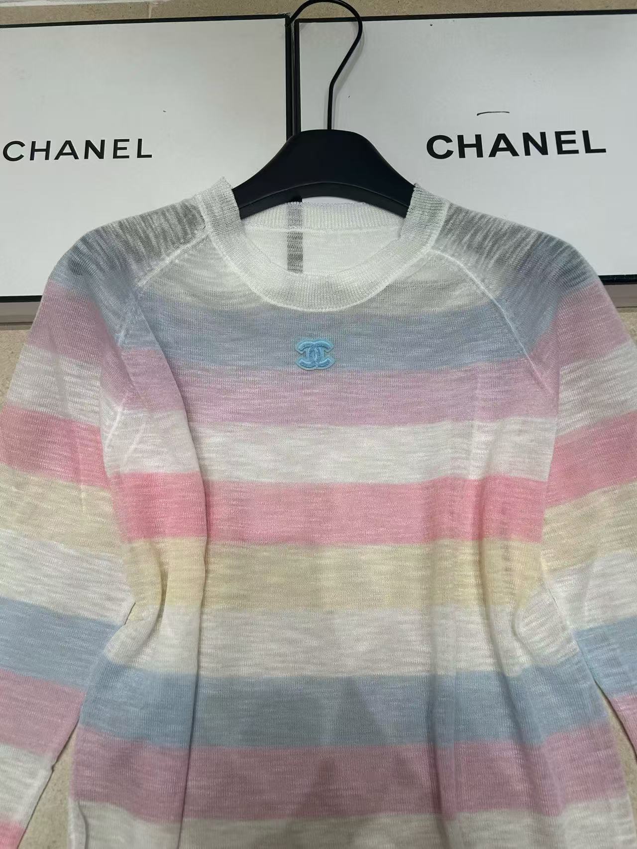 CHANE1 カラフルダブルCセーター【50％割引+送料無料】