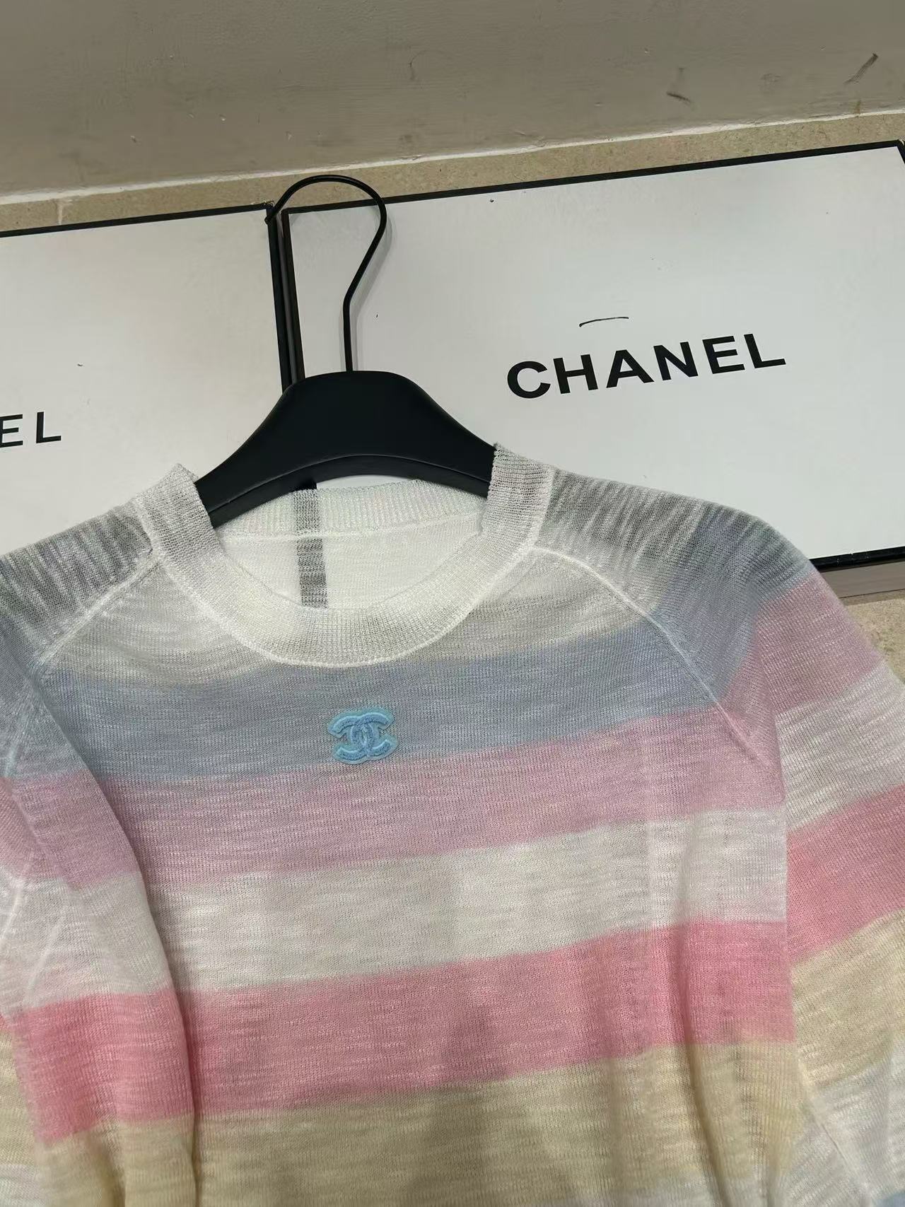 CHANE1 カラフルダブルCセーター【50％割引+送料無料】