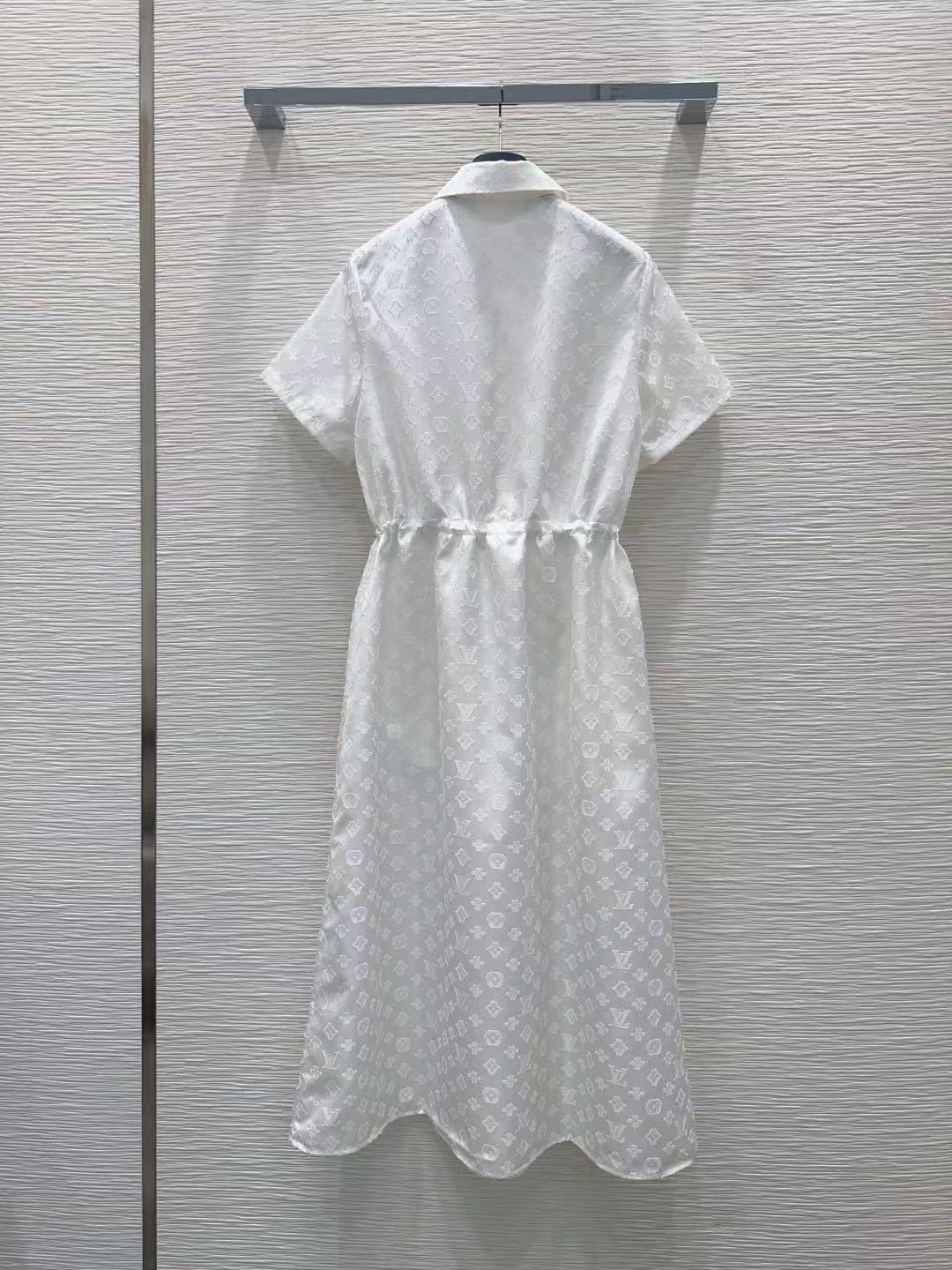 LVジャカード ショートスリーブドレス【50％割引+送料無料】