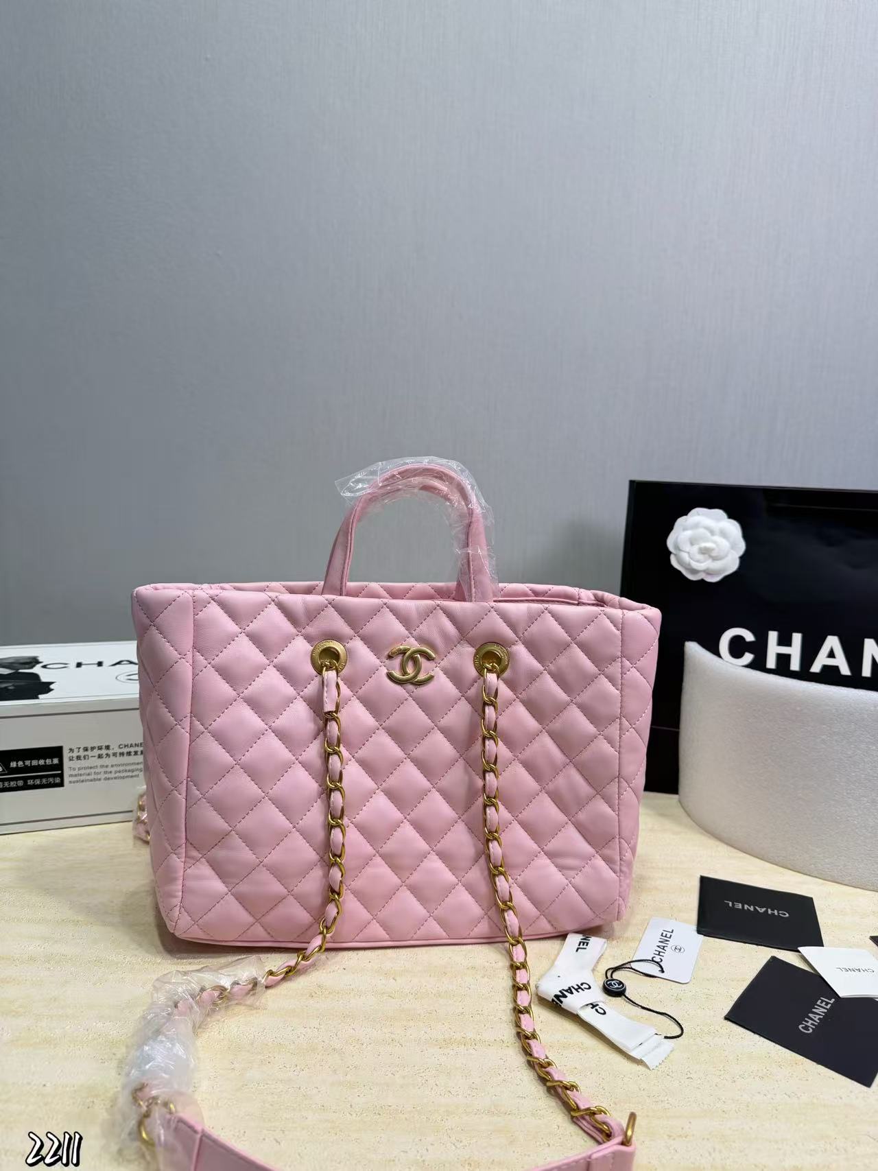CHANE1 チェーンショッピングバッグ【50％割引+送料無料】