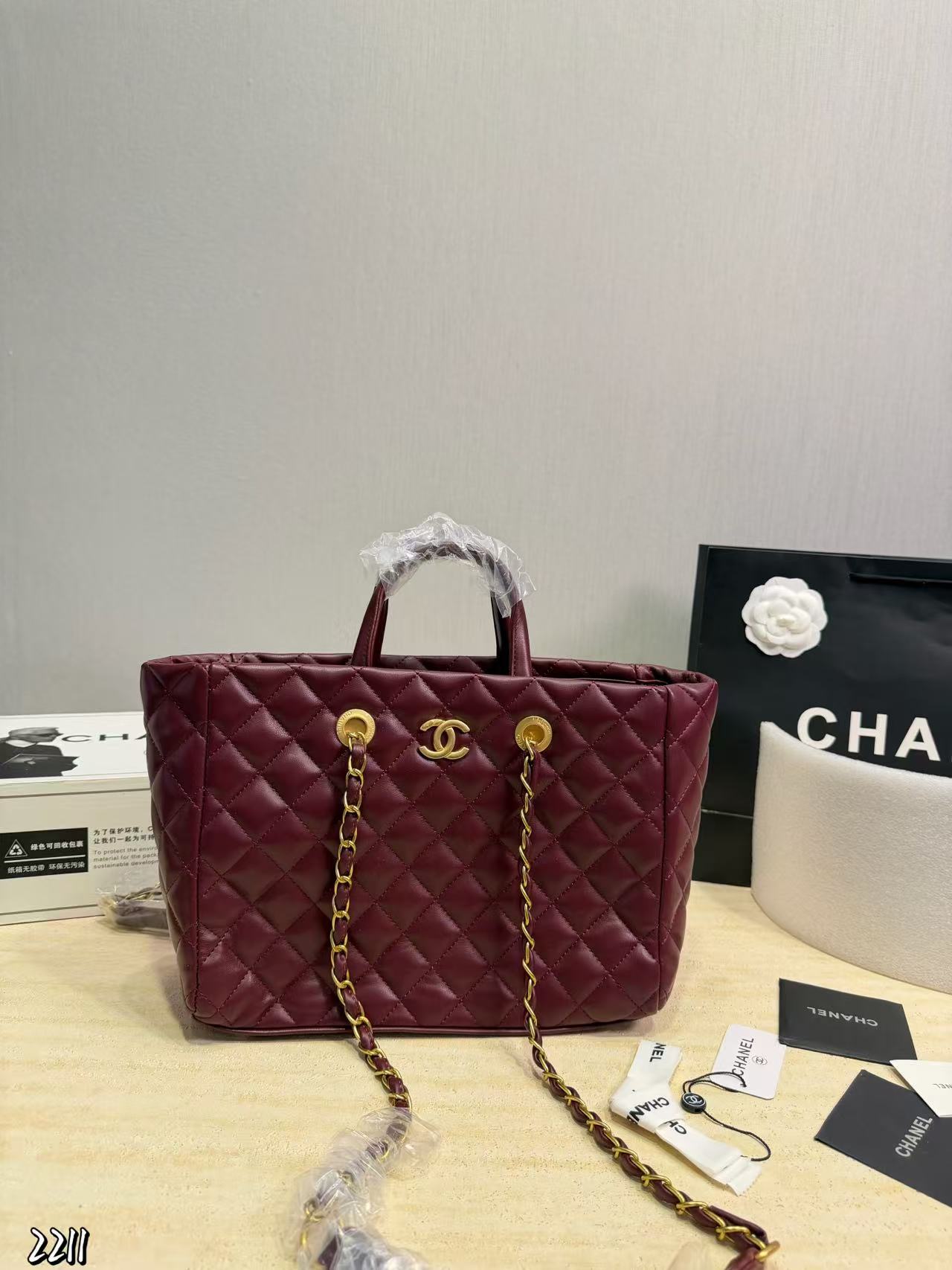 CHANE1 チェーンショッピングバッグ【50％割引+送料無料】