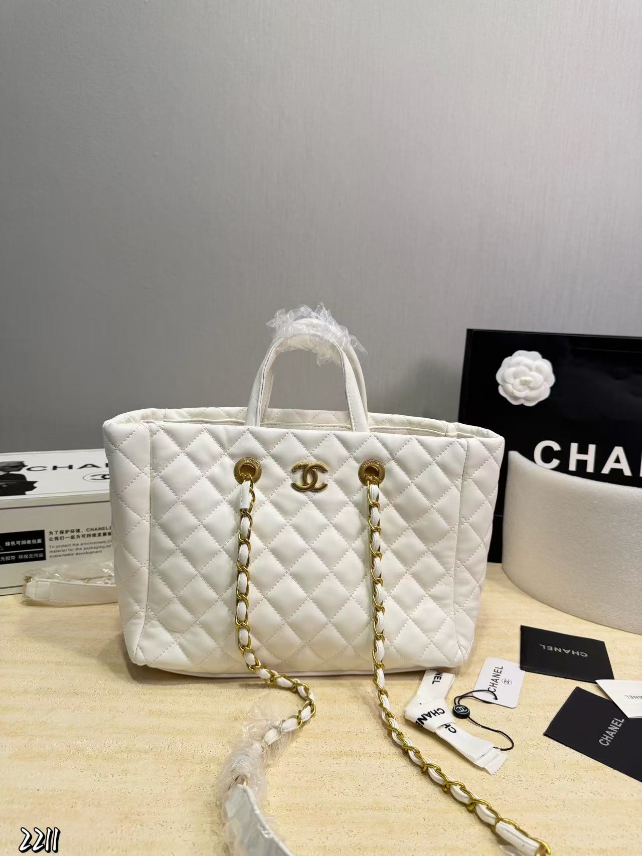 CHANE1 チェーンショッピングバッグ【50％割引+送料無料】