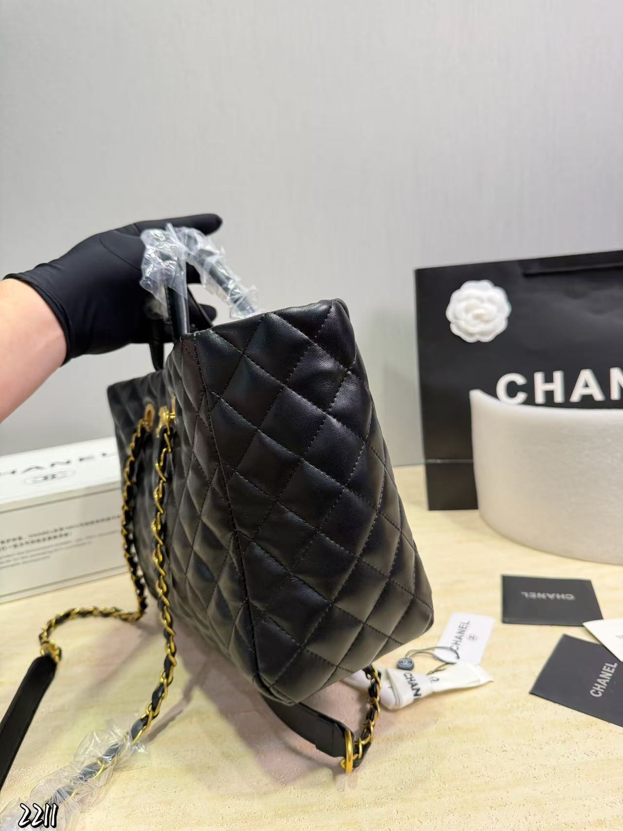 CHANE1 チェーンショッピングバッグ【50％割引+送料無料】