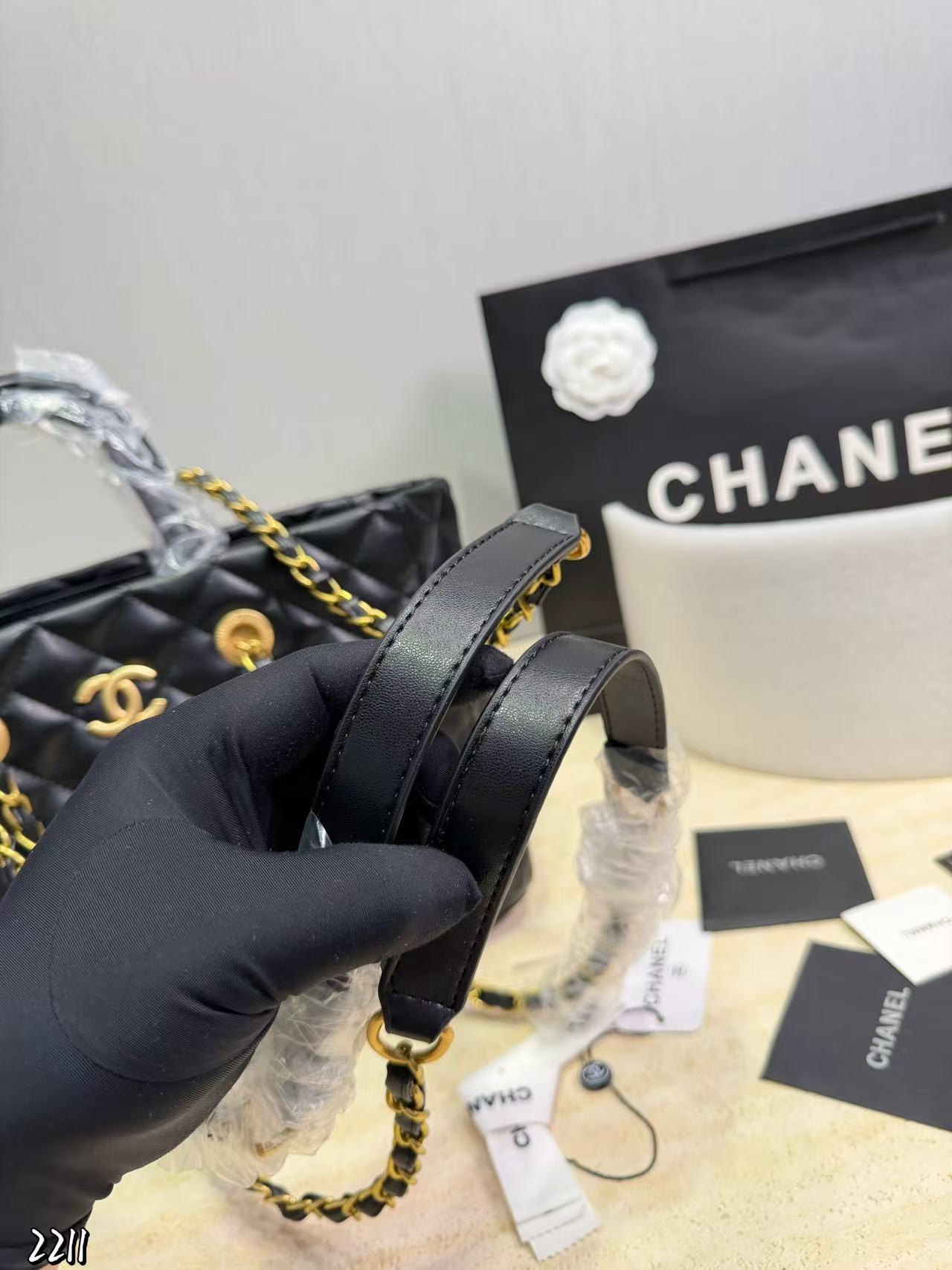 CHANE1 チェーンショッピングバッグ【50％割引+送料無料】
