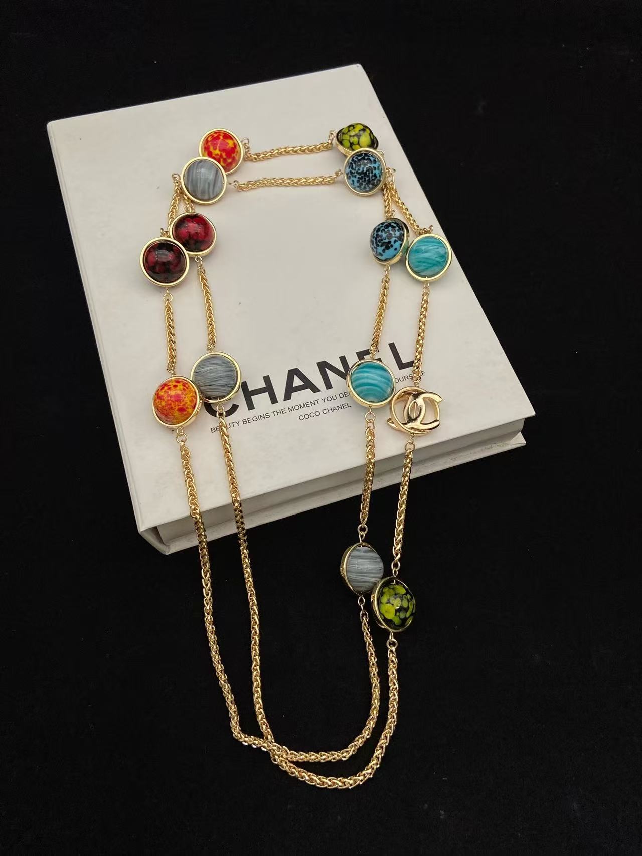 CHANE1 カラフルネックレス【50％割引+送料無料】