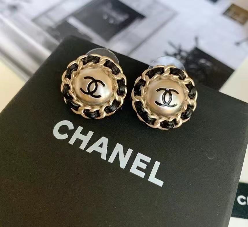 CHANE1 ダブルCタッセルイヤリング【50％割引+送料無料】