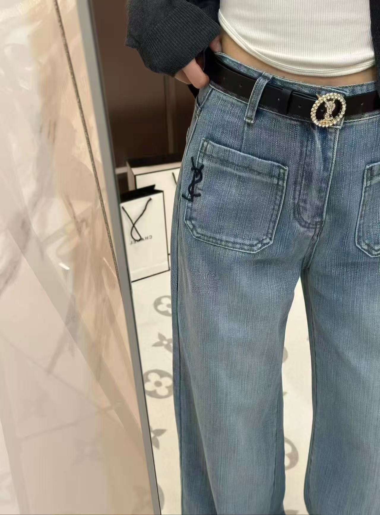 YSL 2ポケットジーンズ【50％割引+送料無料】