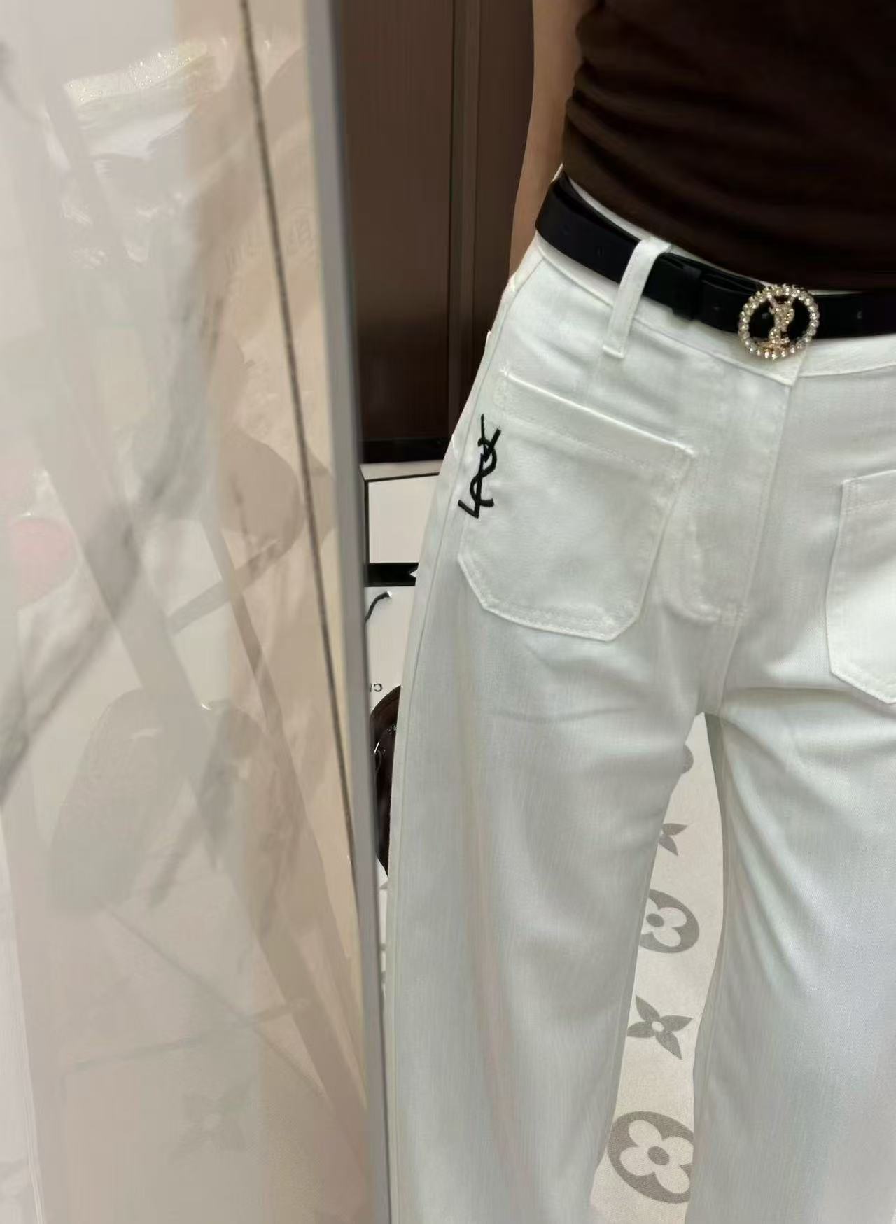 YSL 2ポケットジーンズ【50％割引+送料無料】