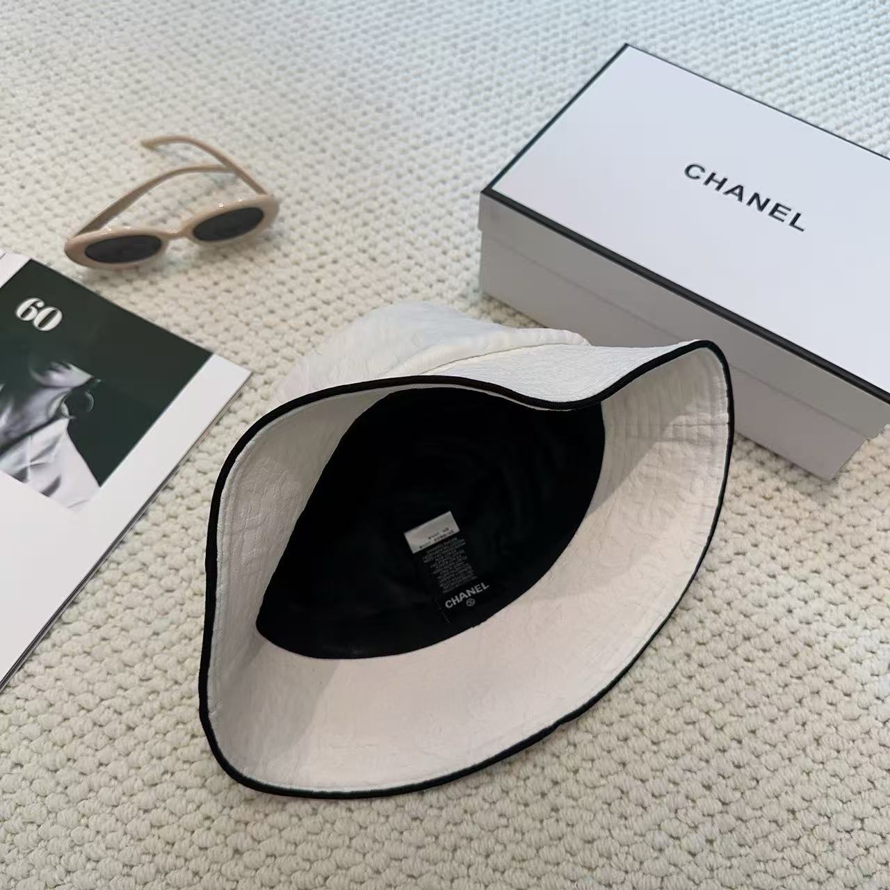 CHANE1 ダブルC フィッシャーマンハット【50％割引+送料無料】