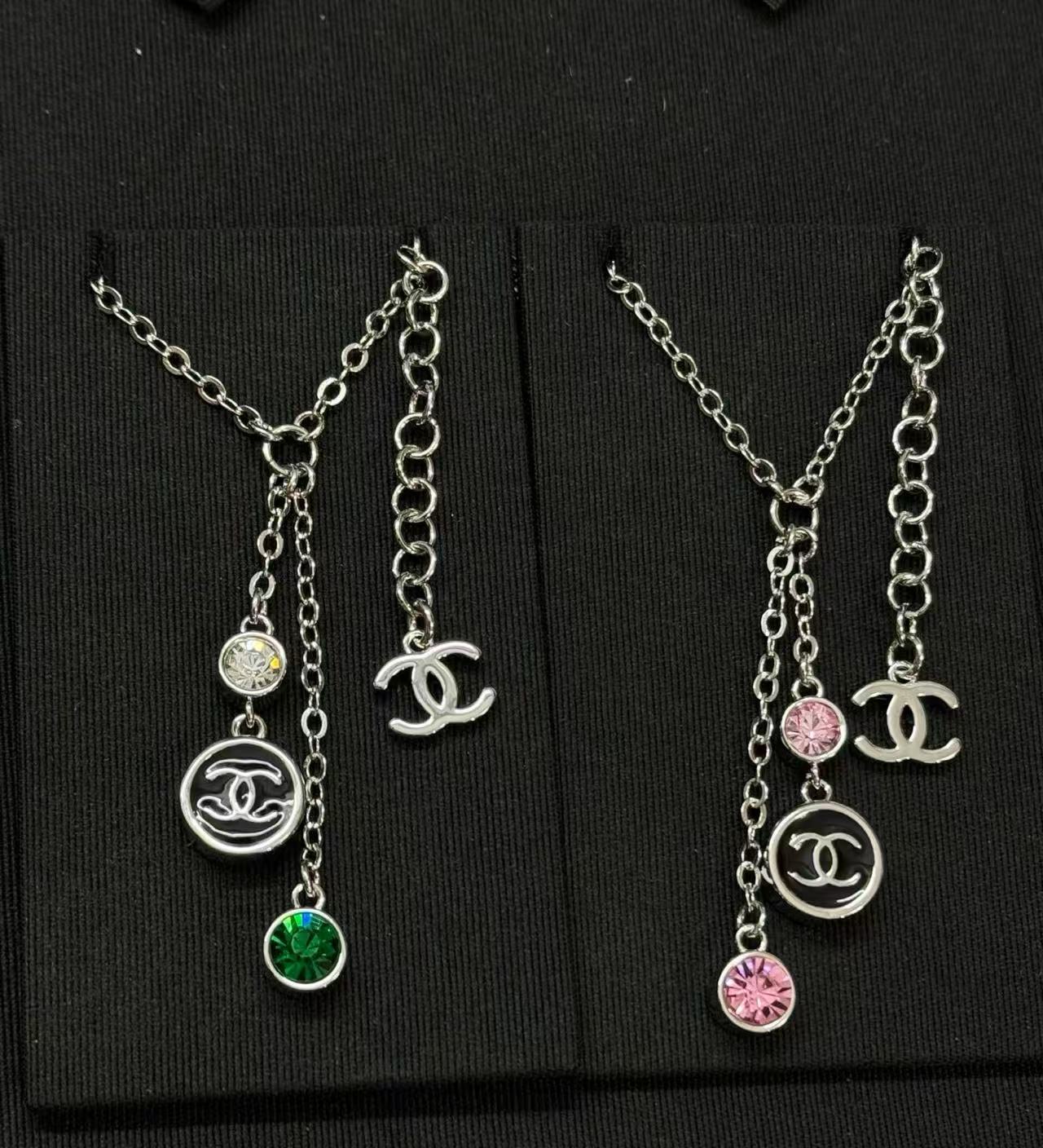CHANE1 ラウンドダイヤモンドタッセルネックレス【50％割引+送料無料】