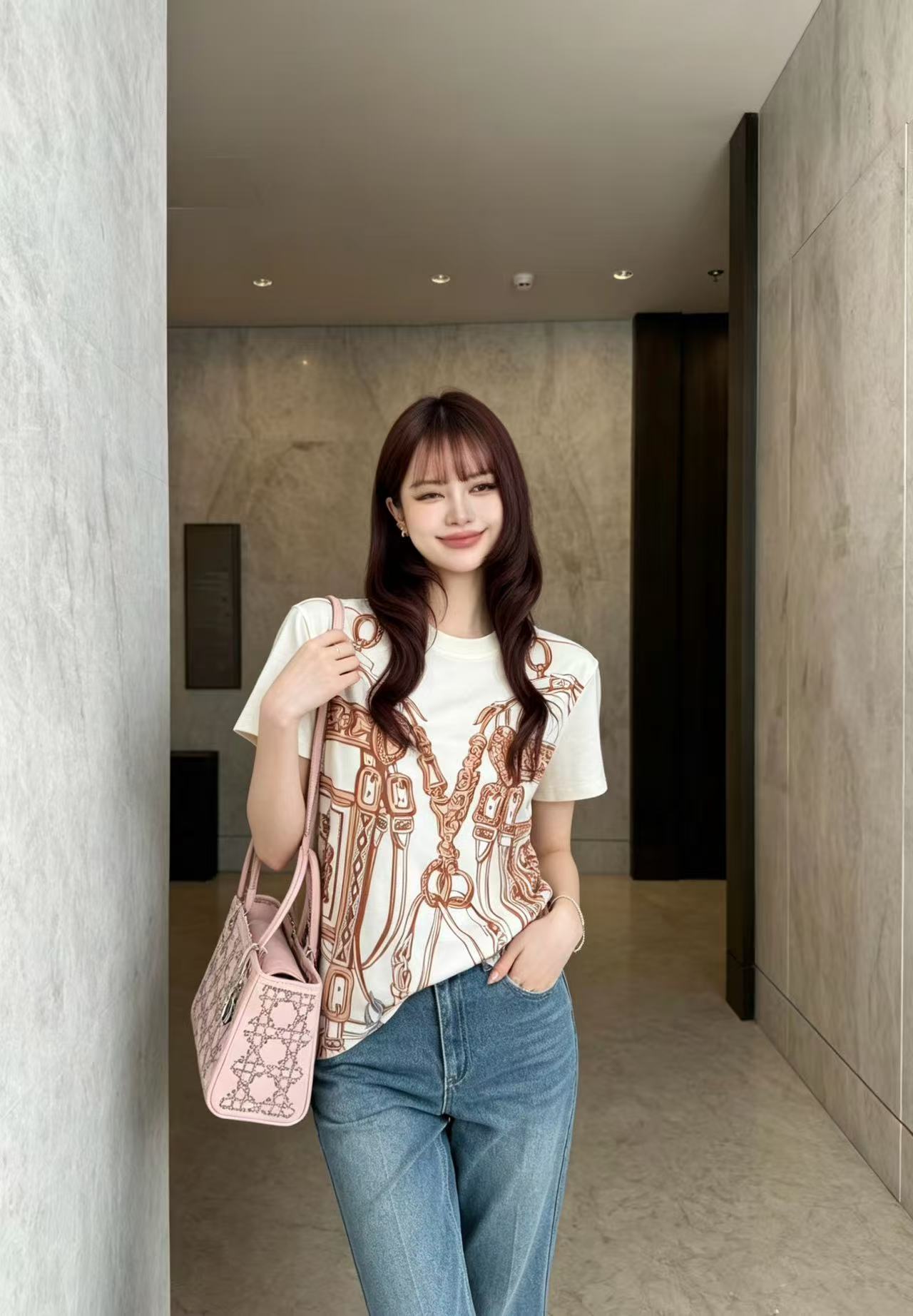 HERME5 プリントTシャツ【50％割引+送料無料】