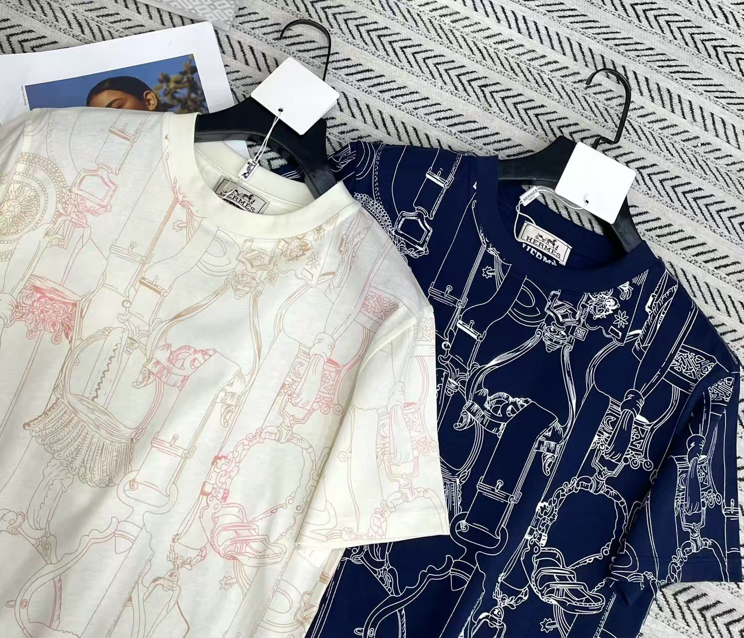HERME5 プリントTシャツ【50％割引+送料無料】
