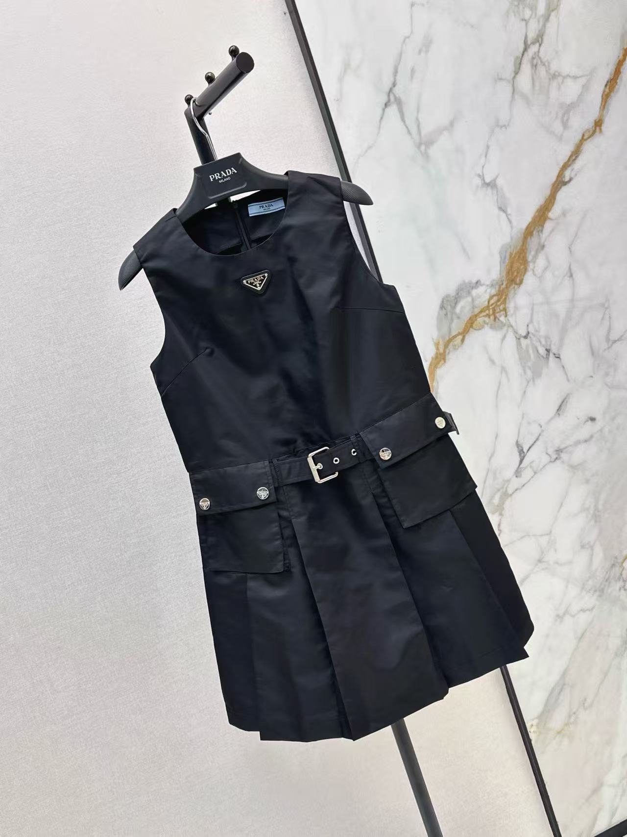 PR4DA トライアングルロゴ ベストドレス【50％割引+送料無料】