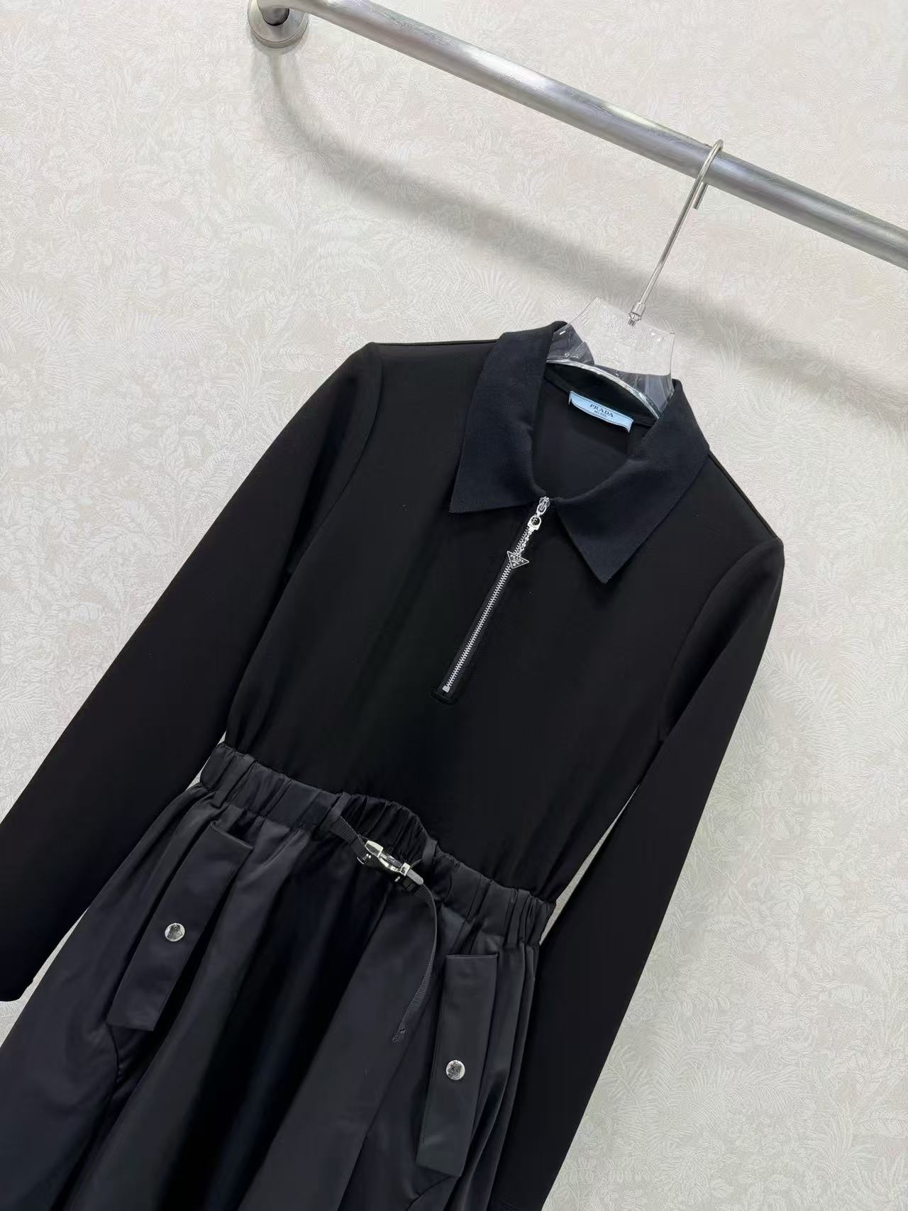 PR4DA ハーフジップ 長袖ドレス【50％割引+送料無料】