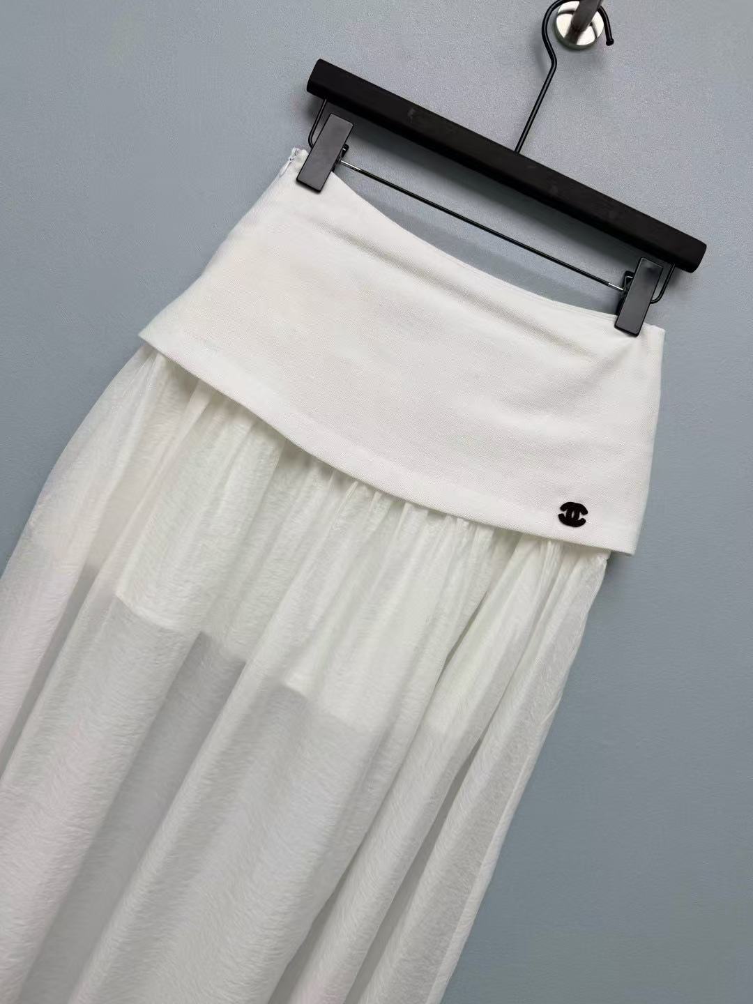 CHANE1 シンプルダブルCスカート【50％割引+送料無料】
