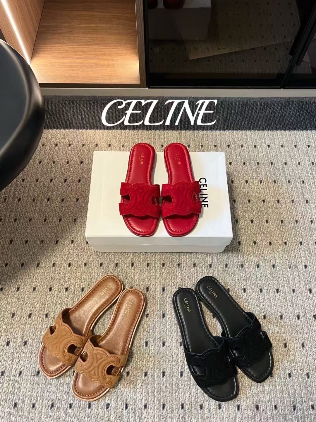 CEL1NE 高品質凱旋門スリッパ【50％割引+送料無料】