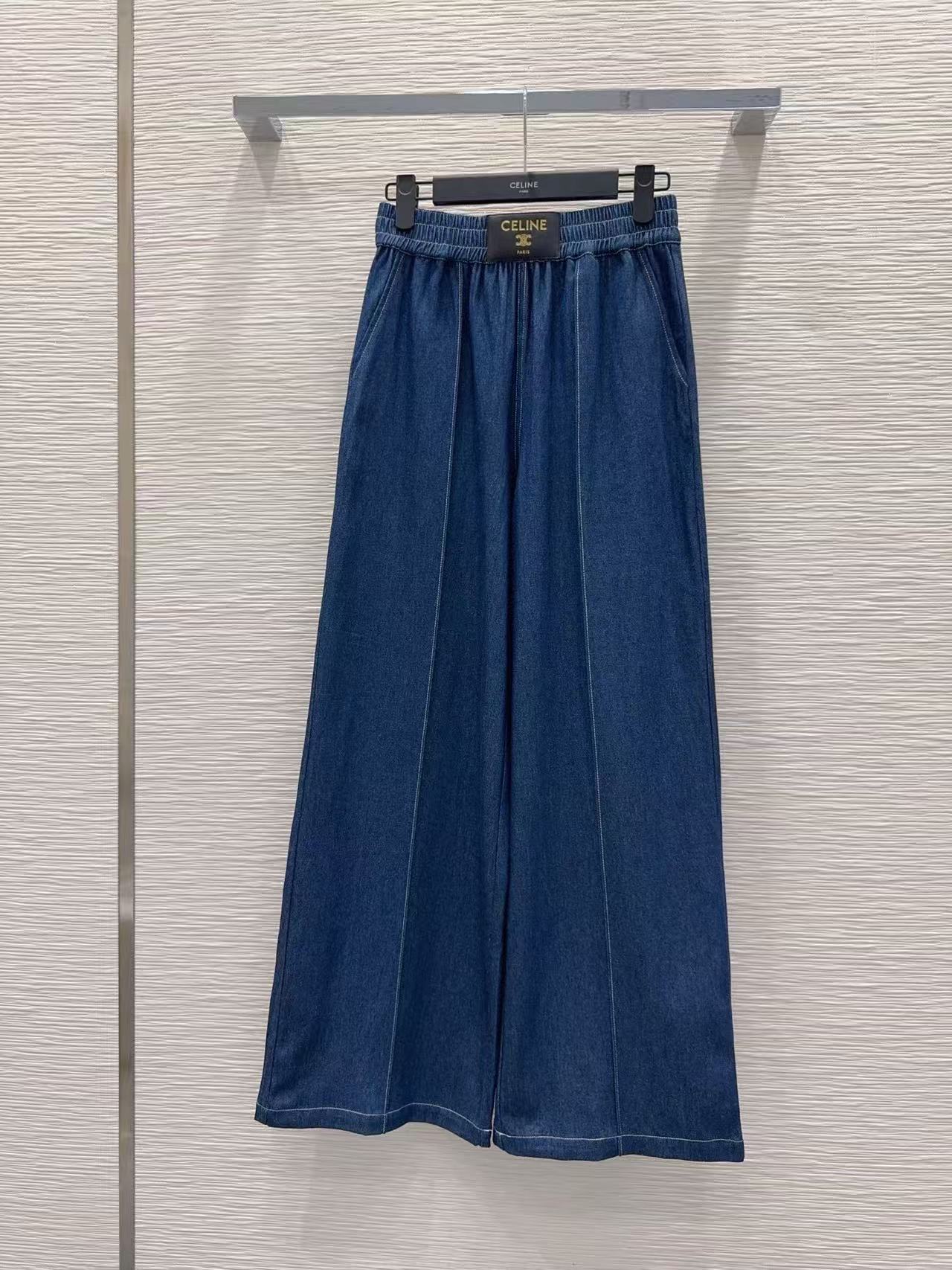 CEL1NE デニムベスト＋パンツ ツーピースセット【50％割引+送料無料】