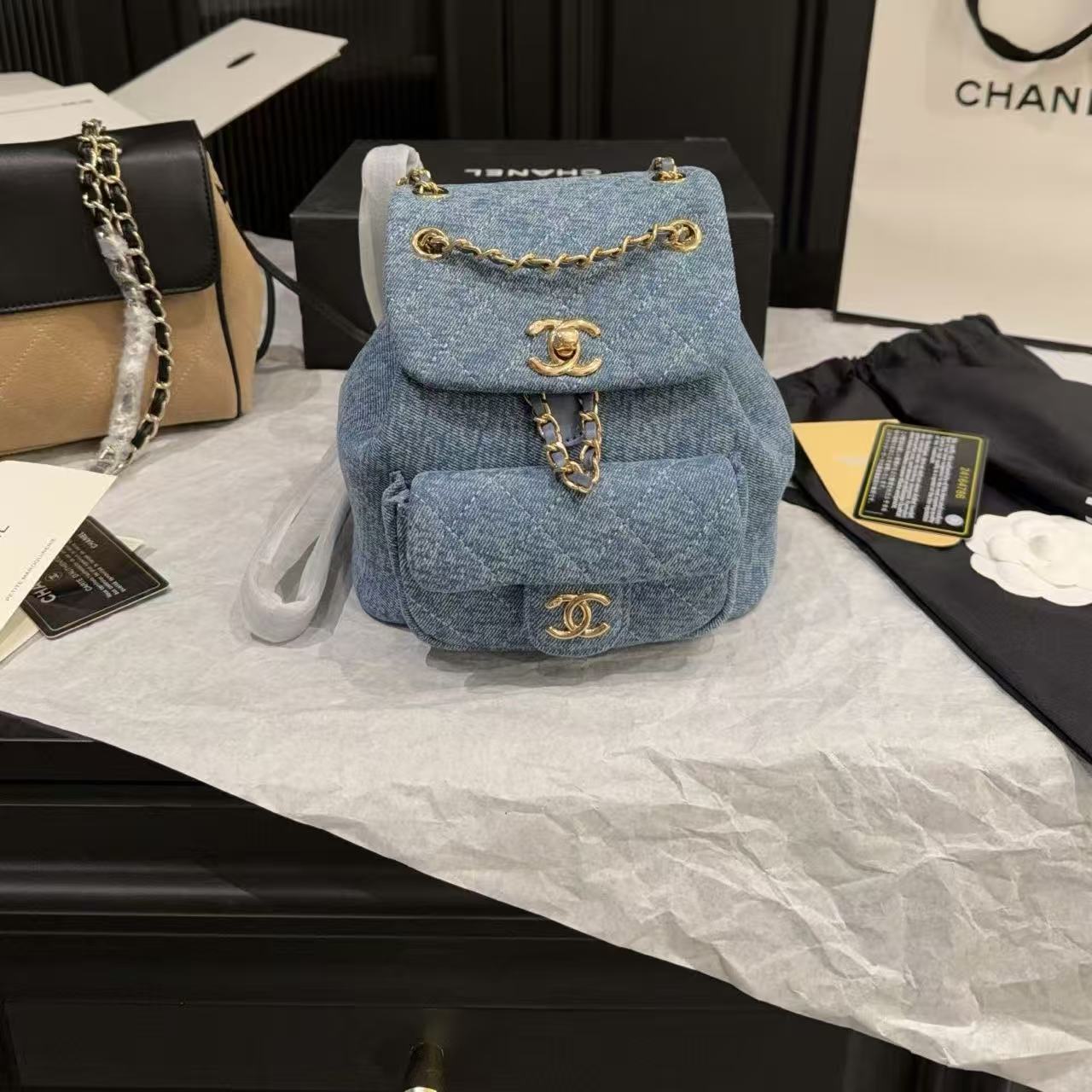 CHANE1 duamデニムバックパック【50％割引+送料無料】