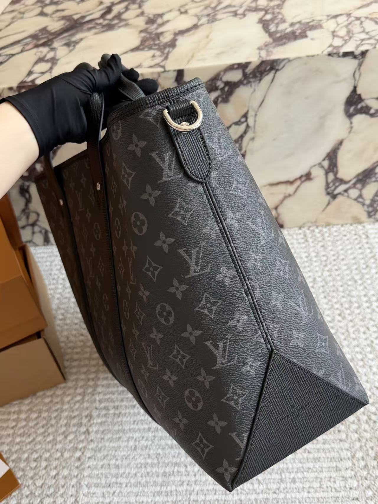 LVメンズ用シングルショルダーショッピングバッグ【50％割引+送料無料】