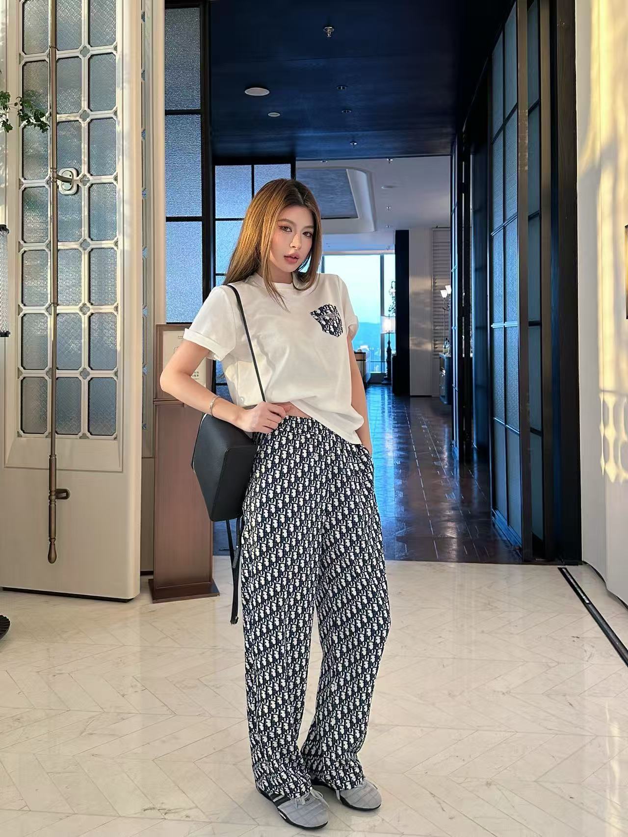 DIOR ポケットTシャツ＆トラウザーズ セットアップ【50％割引+送料無料】