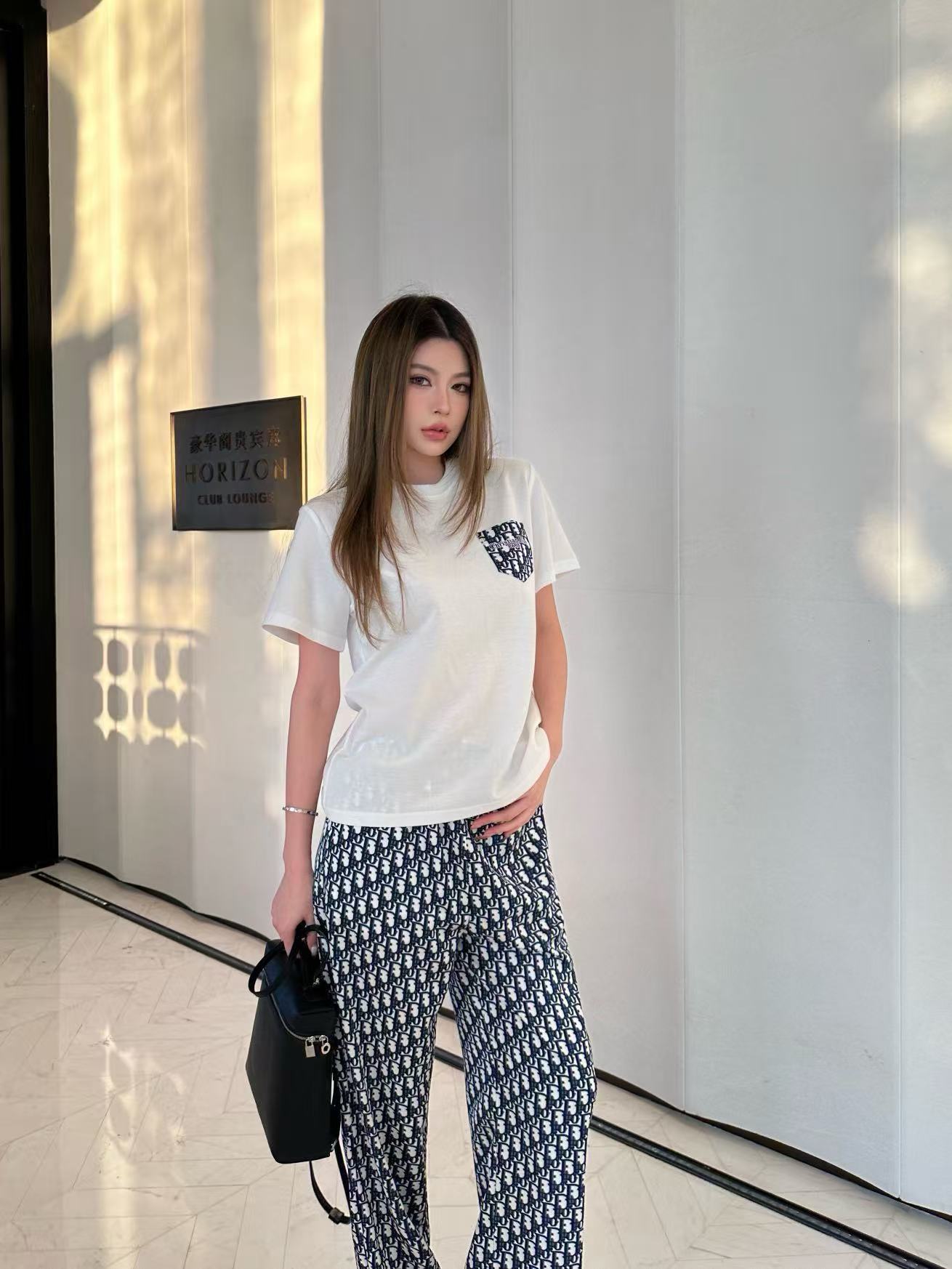 DIOR ポケットTシャツ＆トラウザーズ セットアップ【50％割引+送料無料】