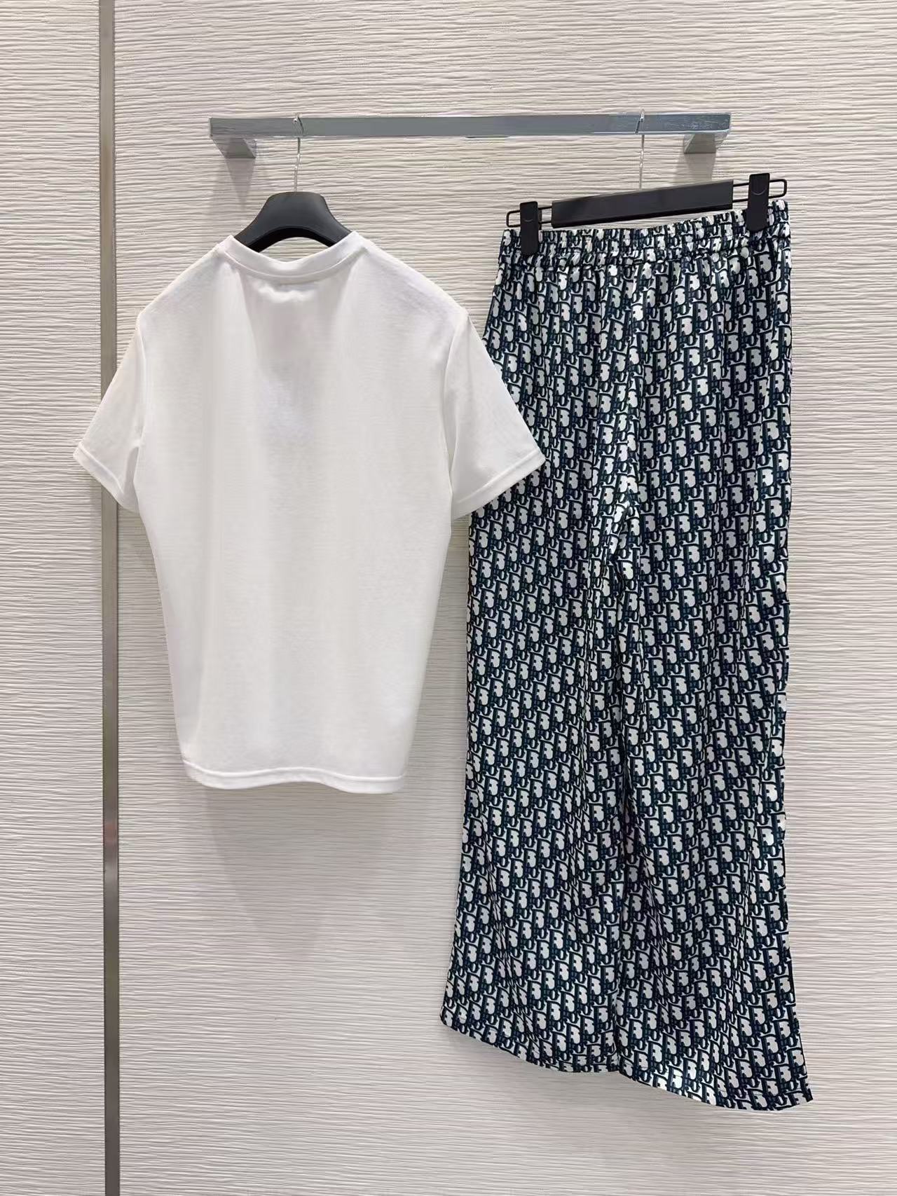 DIOR ポケットTシャツ＆トラウザーズ セットアップ【50％割引+送料無料】