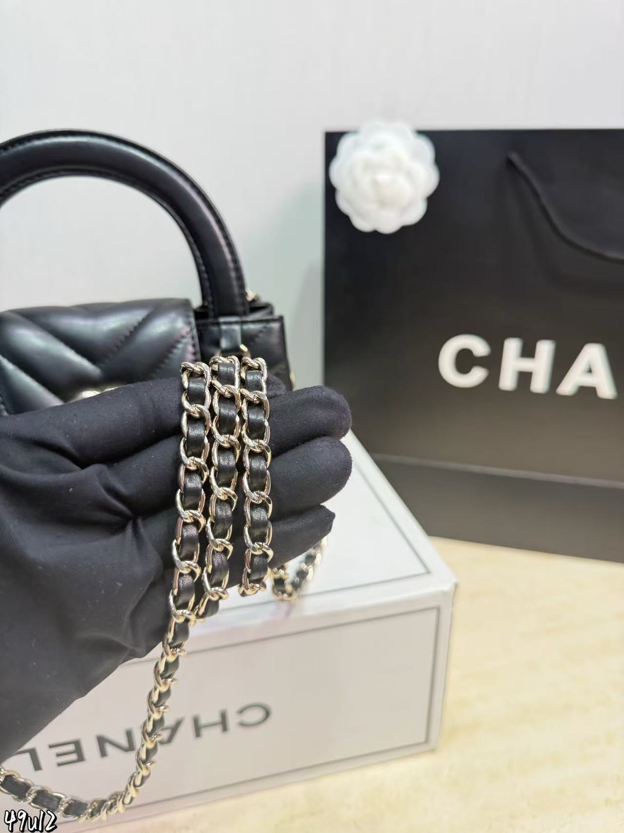 CHANE1 kellyチェーンハンドバッグ【50％割引+送料無料】